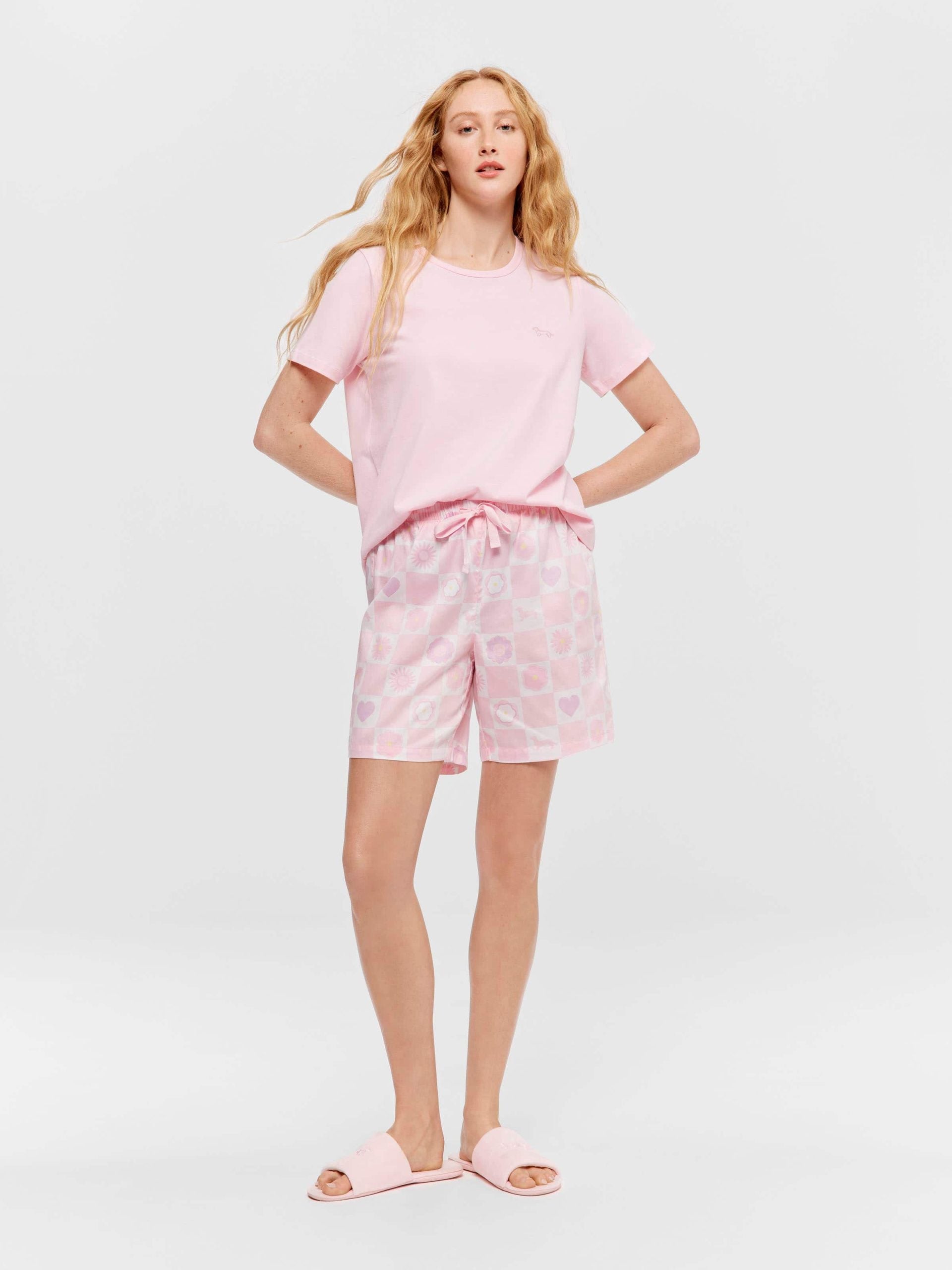 Penny Check Floral Pj Set multi