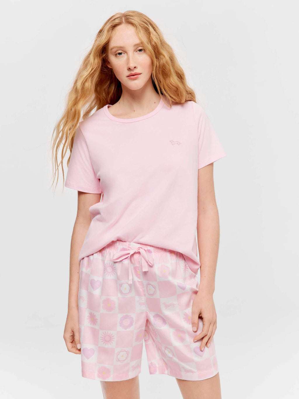 Penny Check Floral Pj Set multi