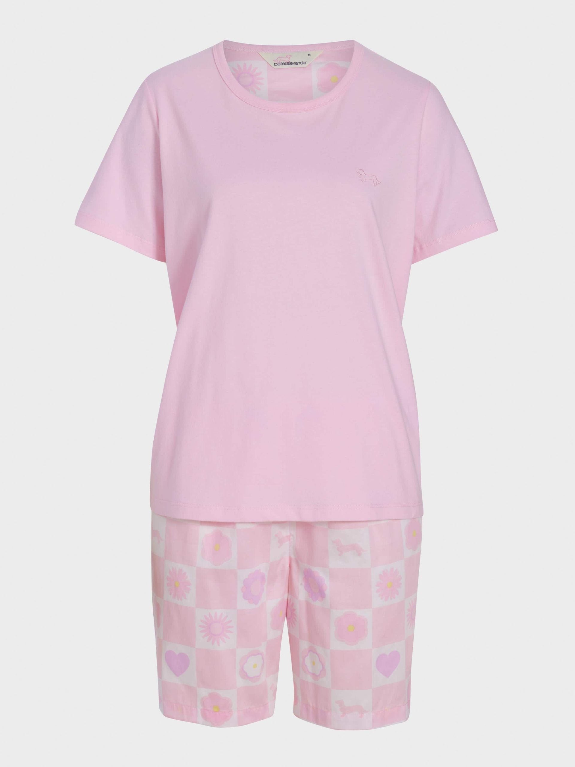 Penny Check Floral Pj Set multi