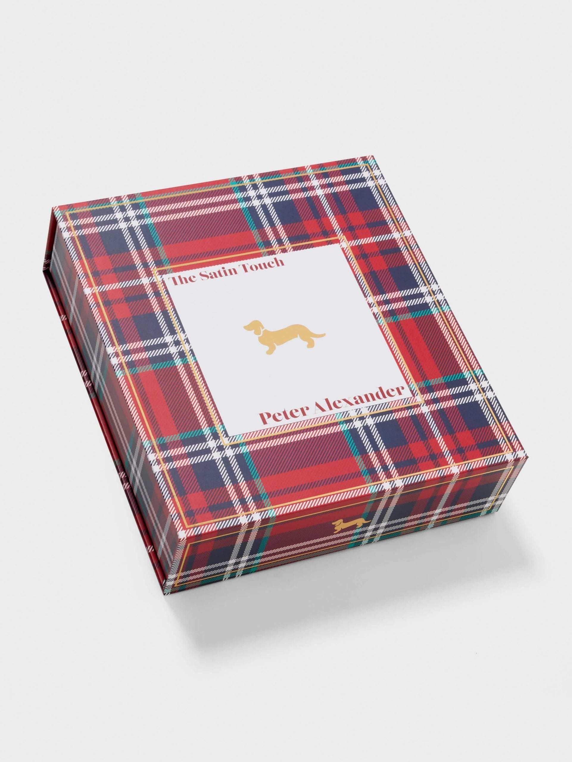 Red Tartan Satin Pj Set redtartan