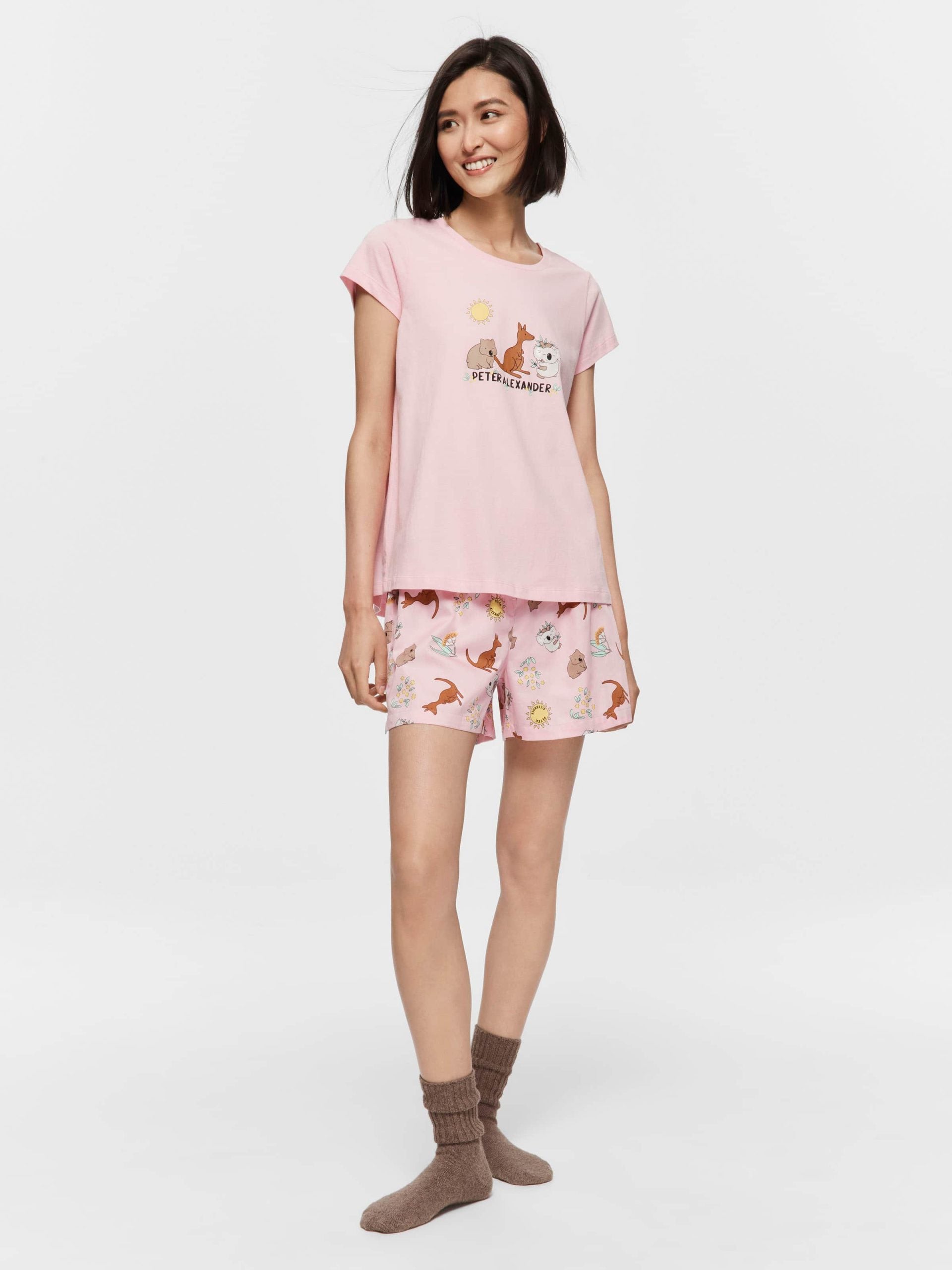 Australia Tee hotpink