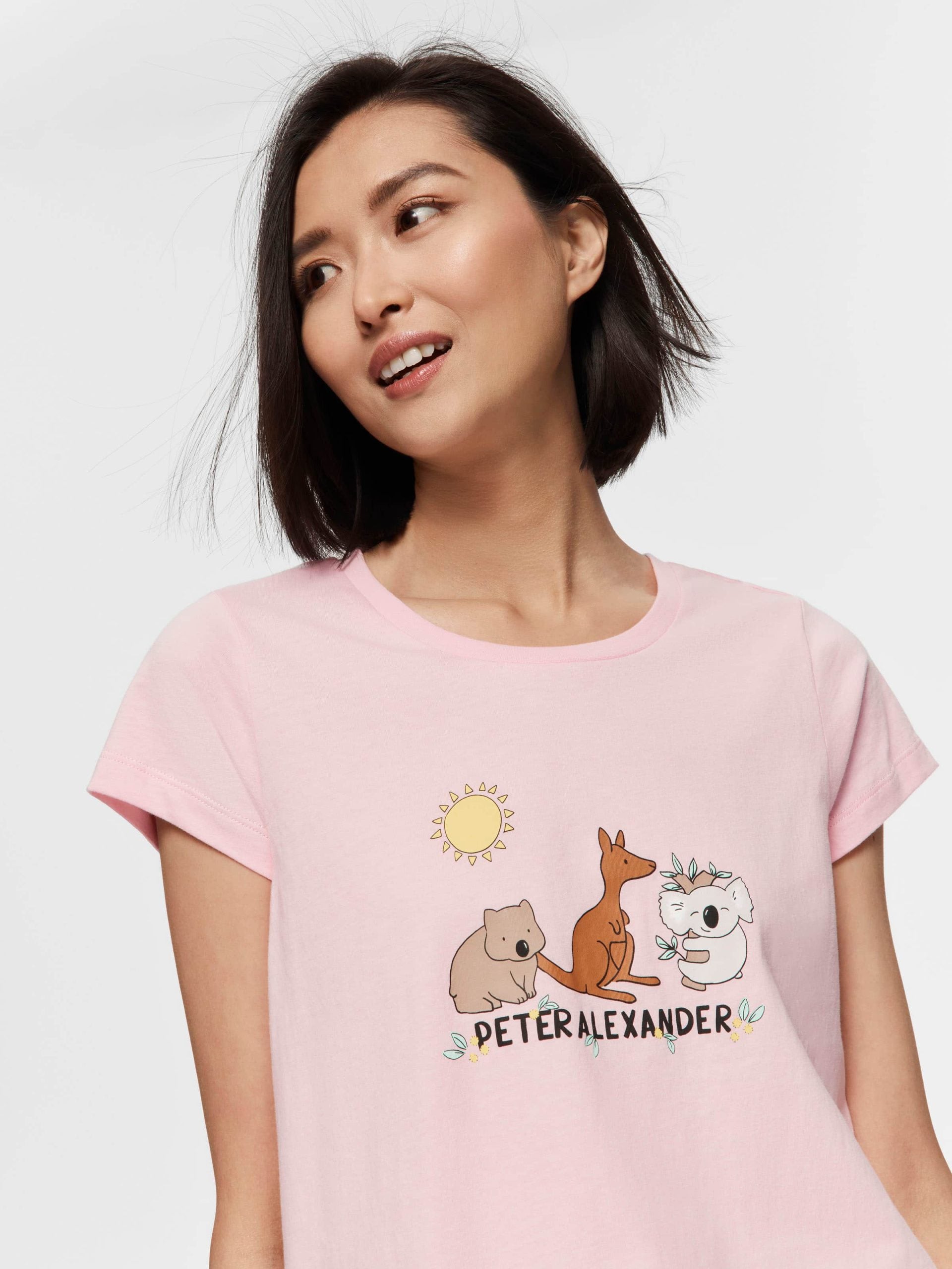 Australia Tee hotpink