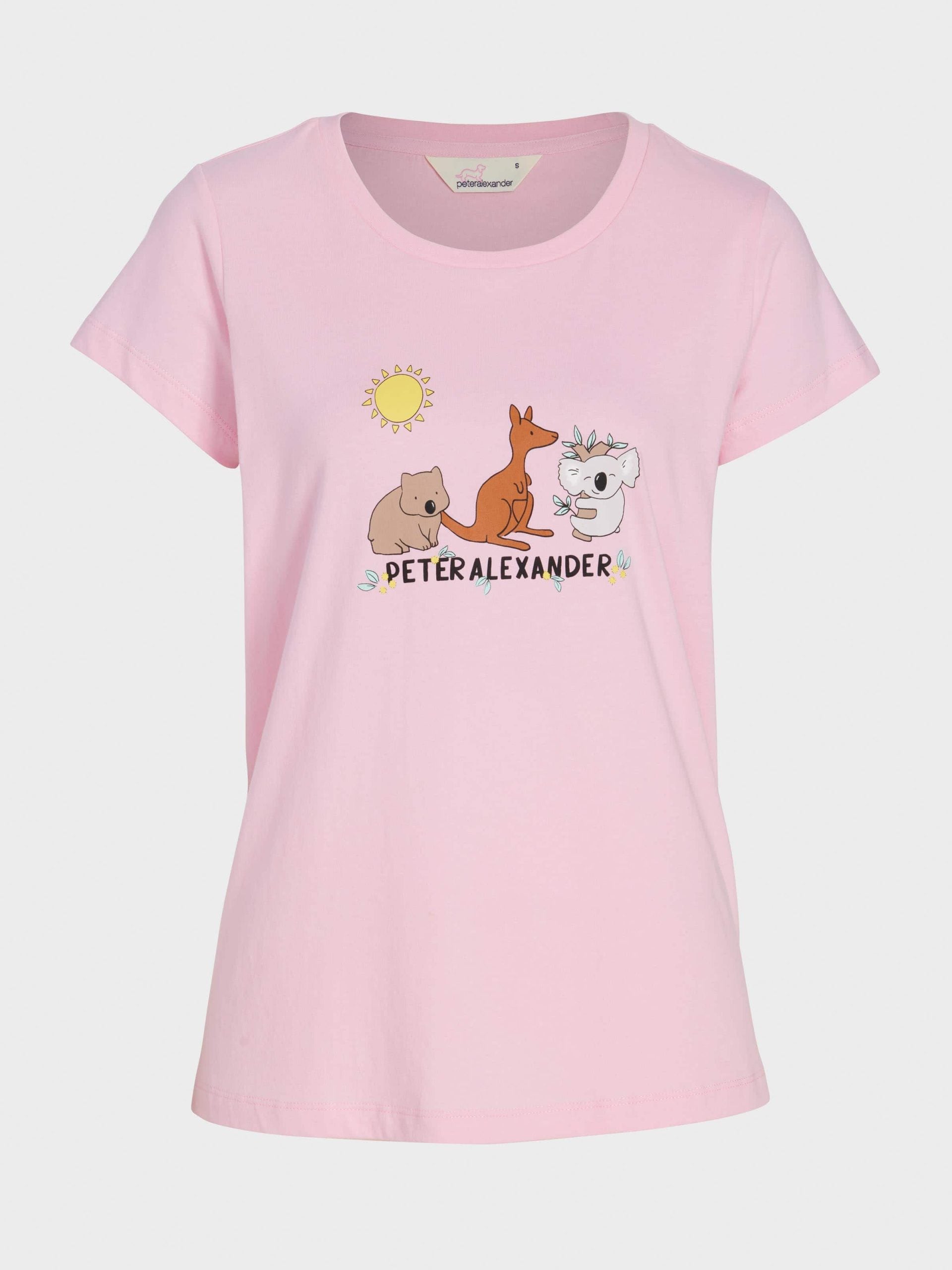 Australia Tee hotpink