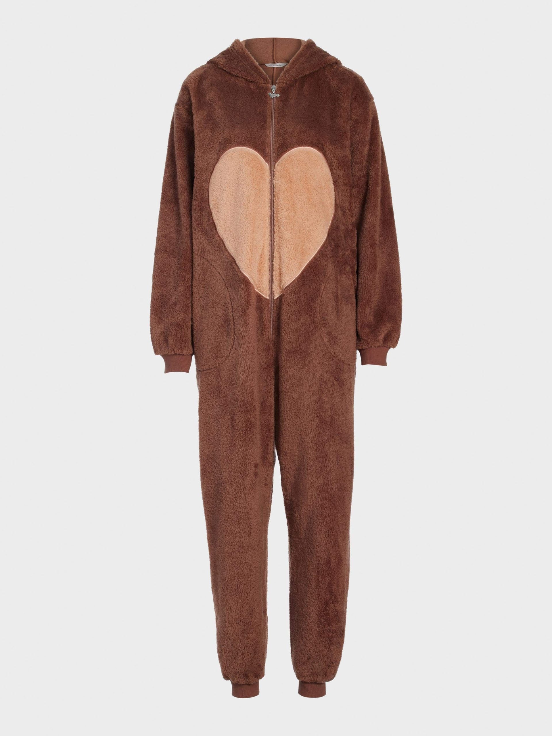 Bear Fleece Onesie multi