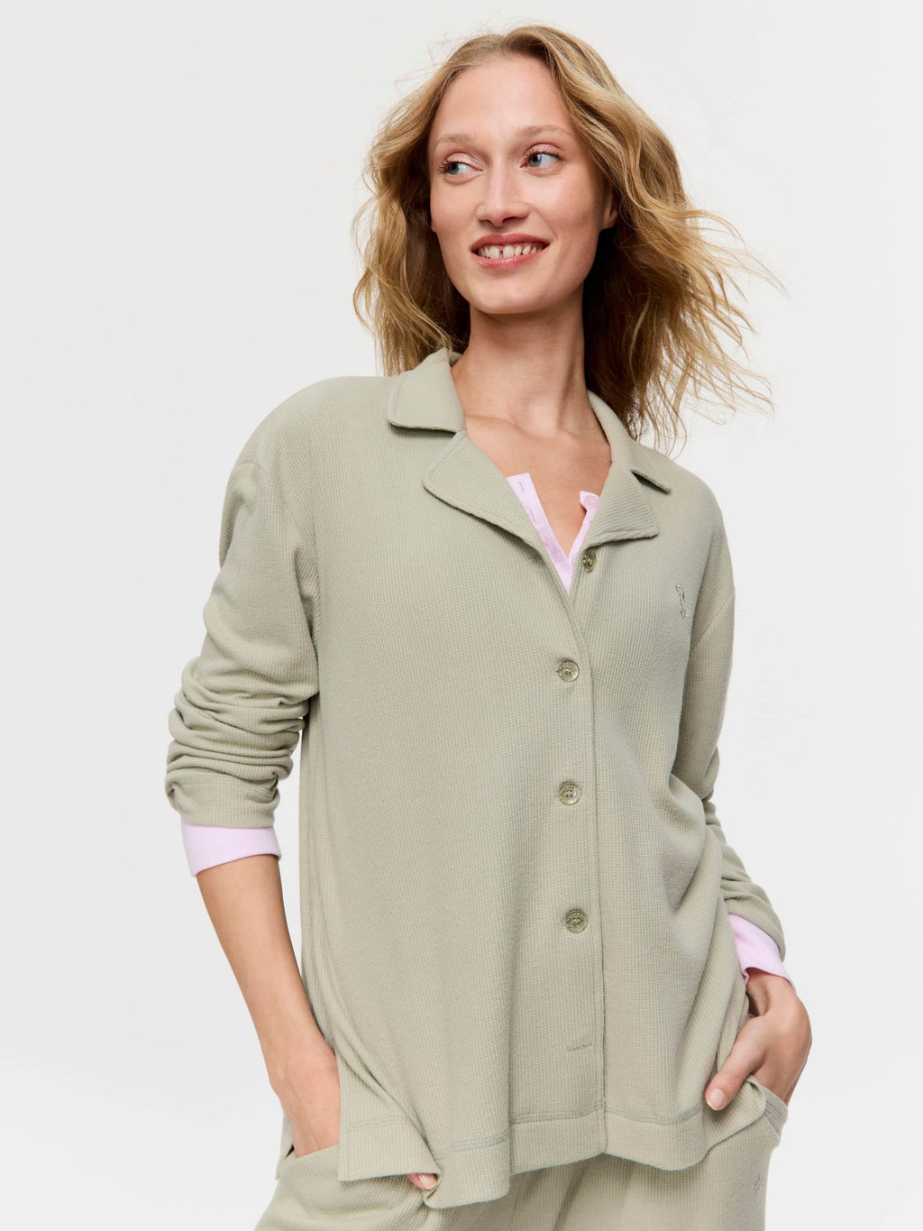 Soft Waffle Shirt mint