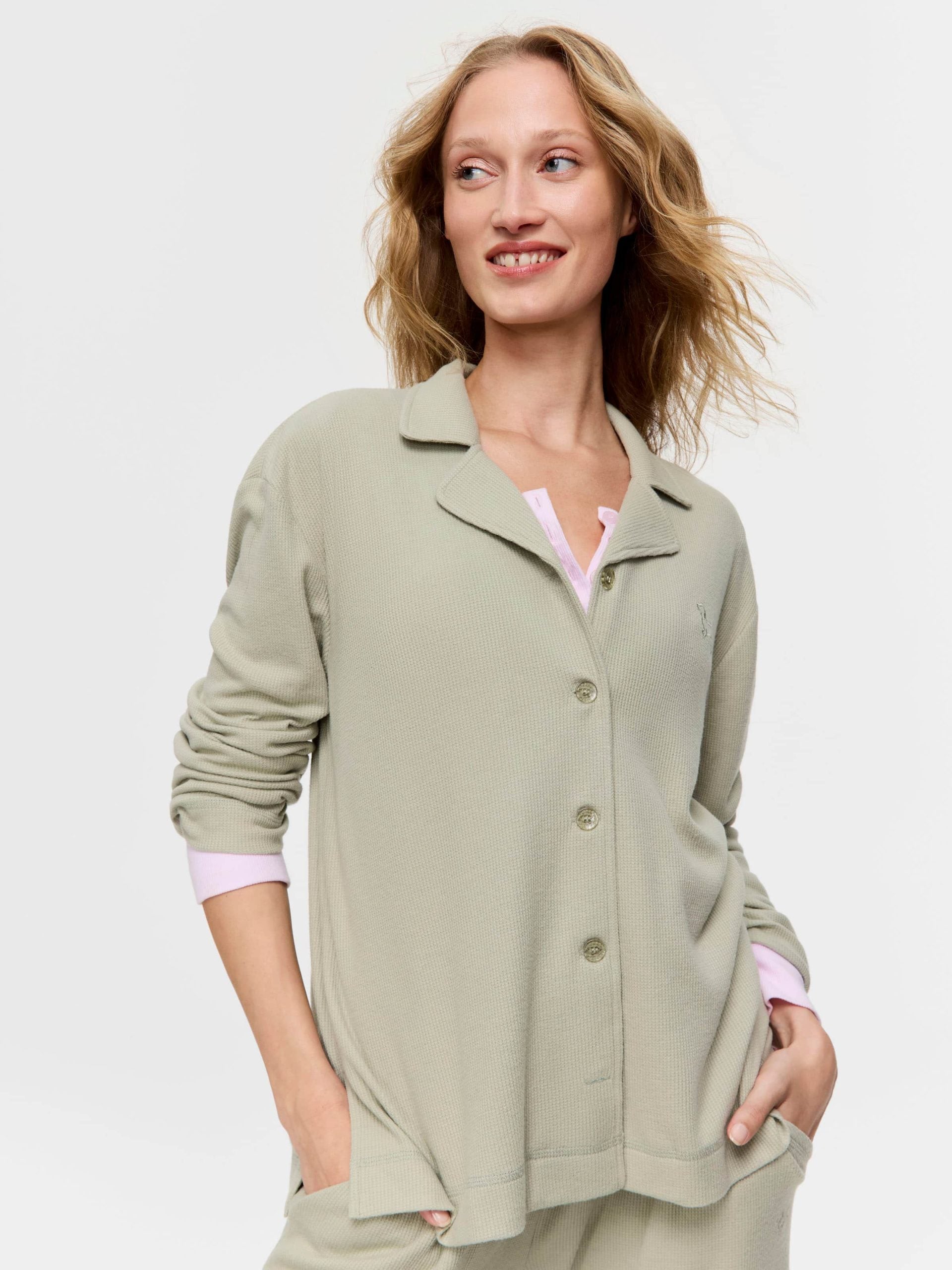 Soft Waffle Shirt mint