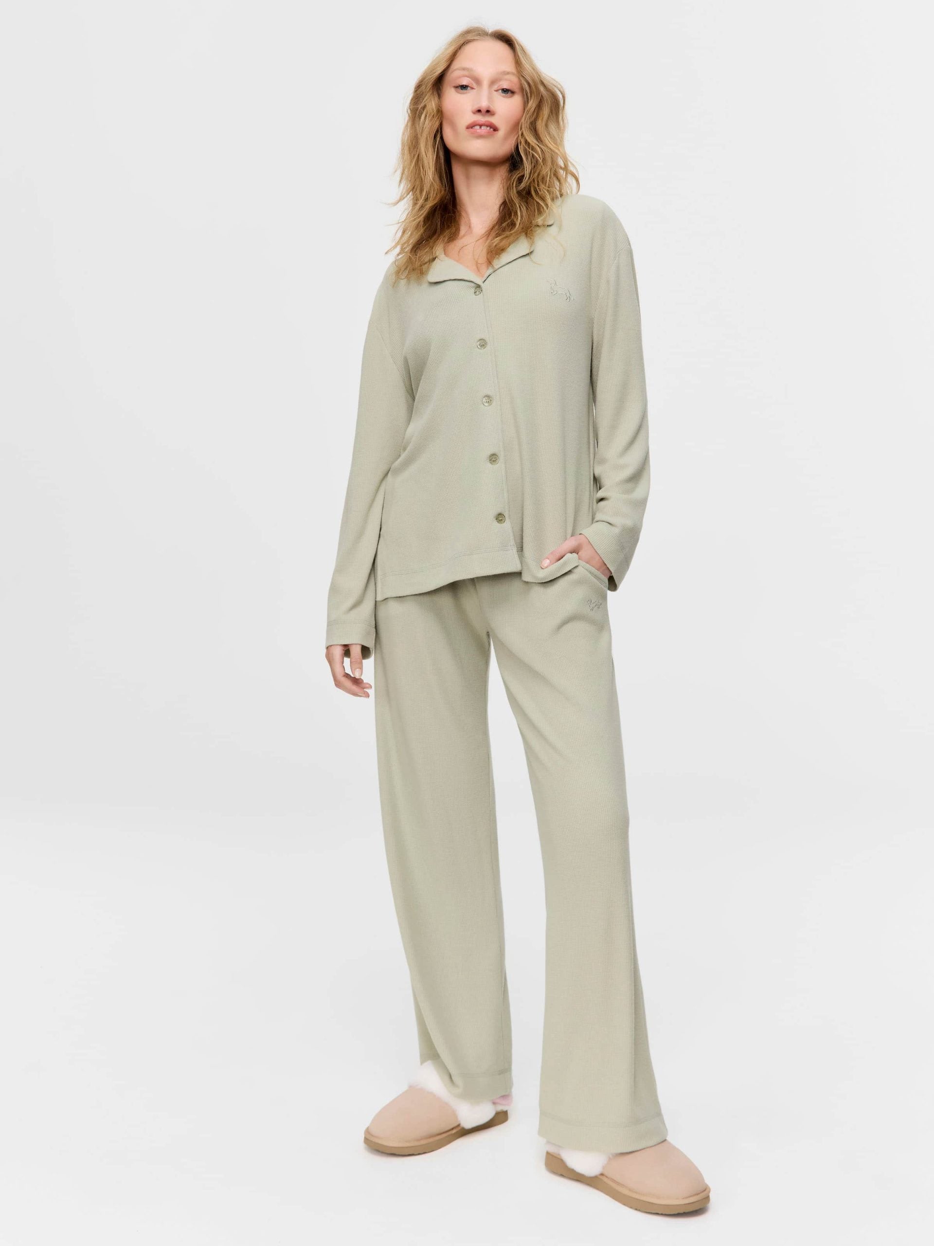 Soft Waffle Shirt mint