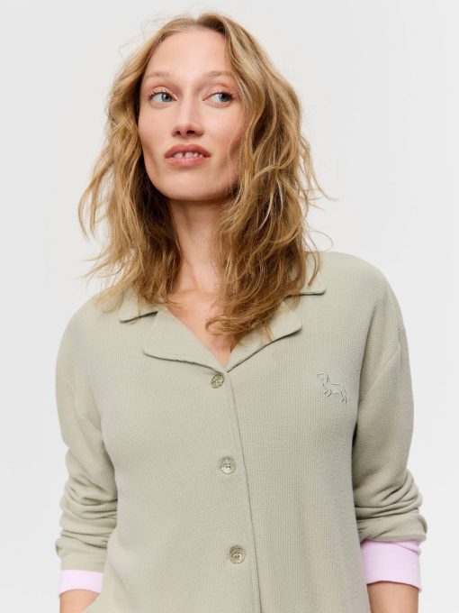 Soft Waffle Shirt mint