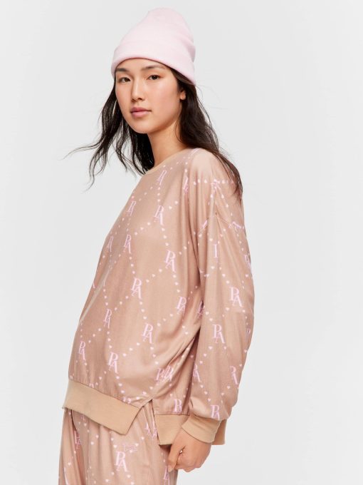 Caramel Logo Plush Sweater multi