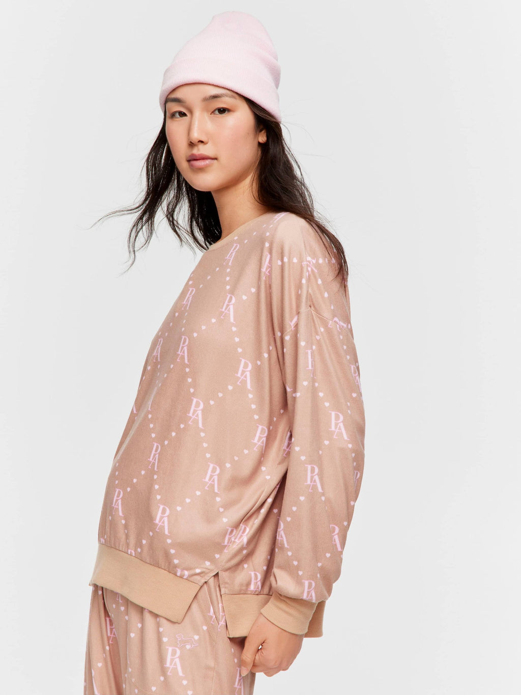 Caramel Logo Plush Sweater multi