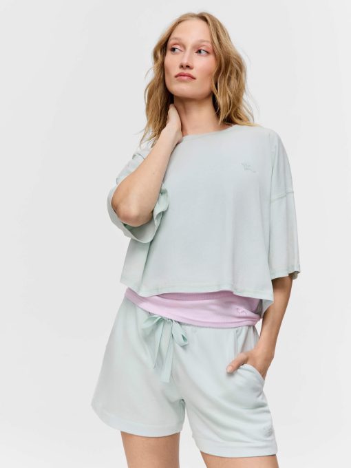 Fleece Track Short mint