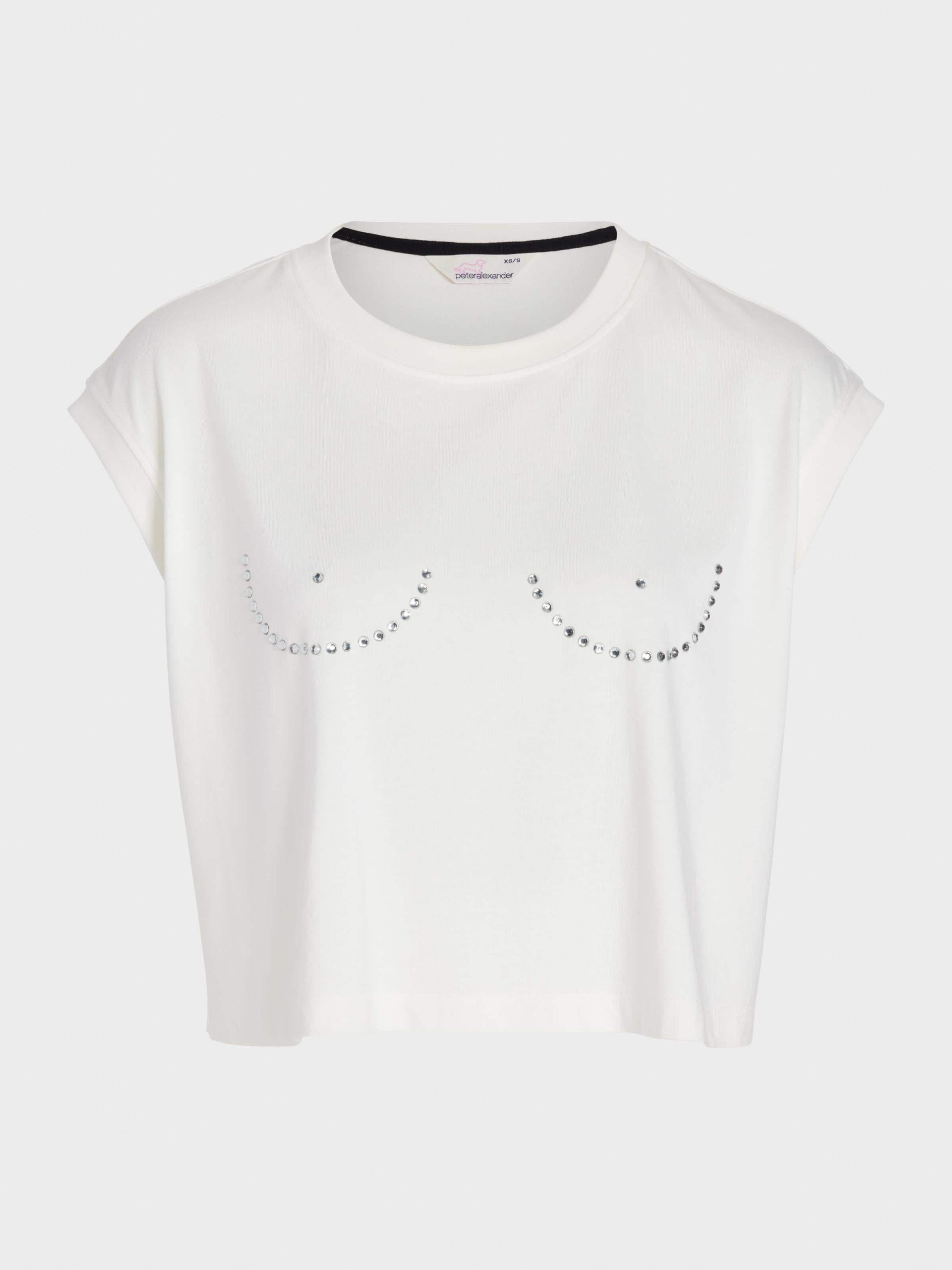 Boobie Bling Tank cream