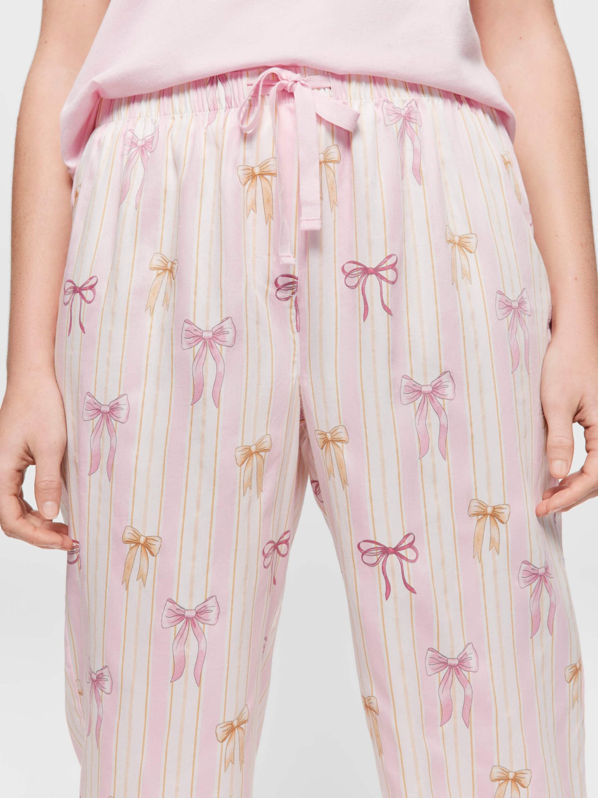 Bow Stripe 3/4 Pj Pant multi