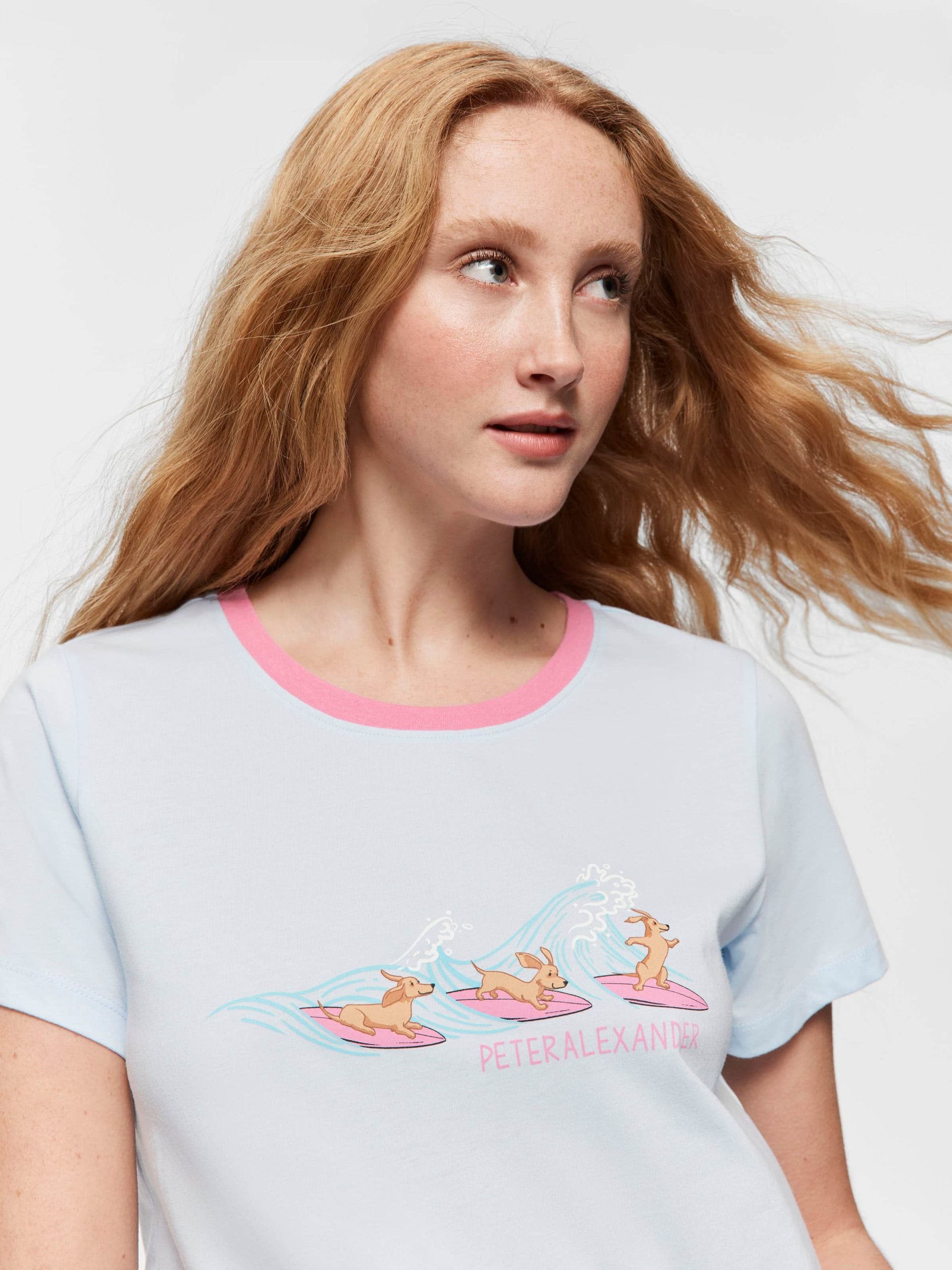 Surf Dog Tee blue