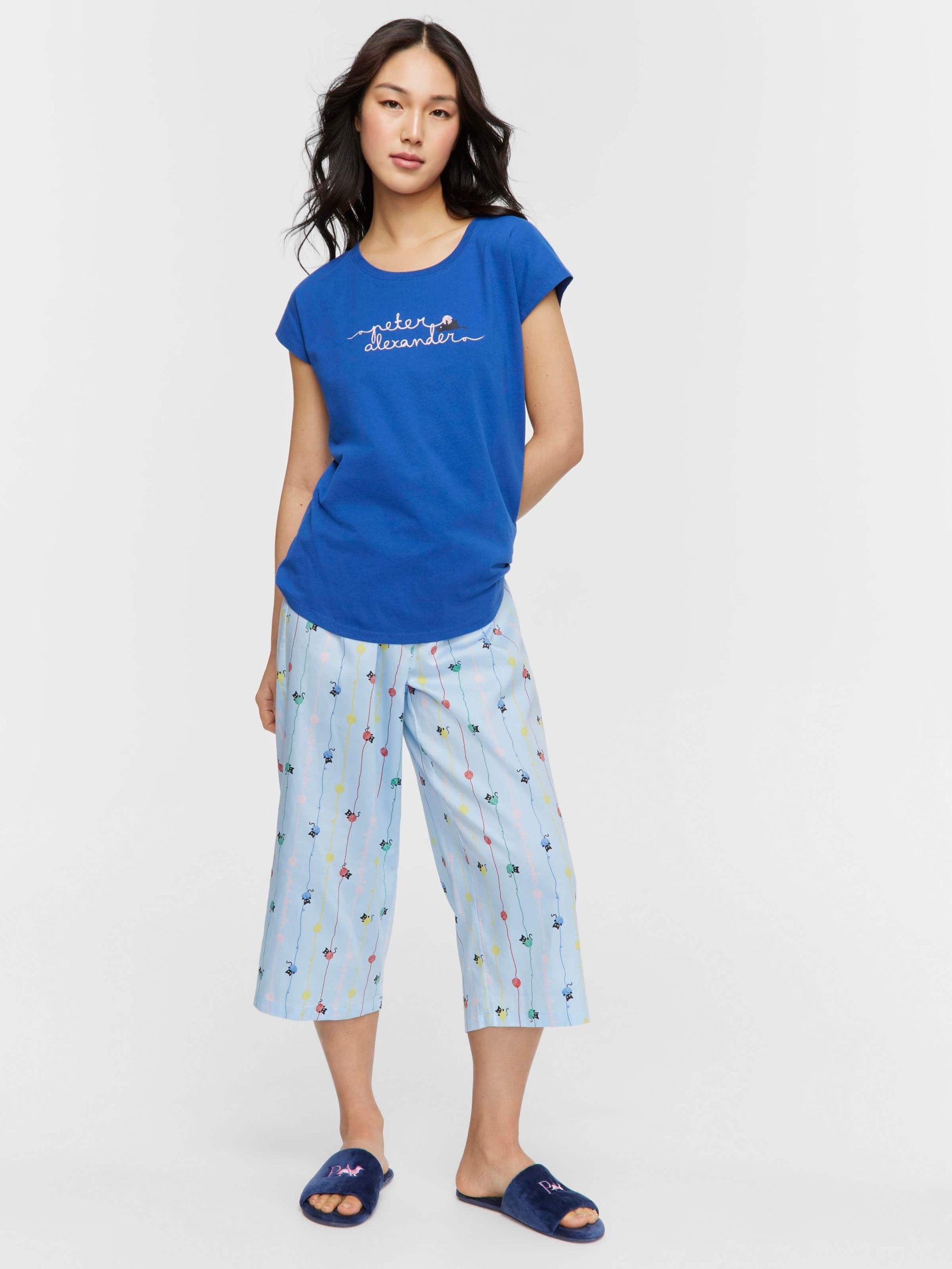 Cat Tee navy