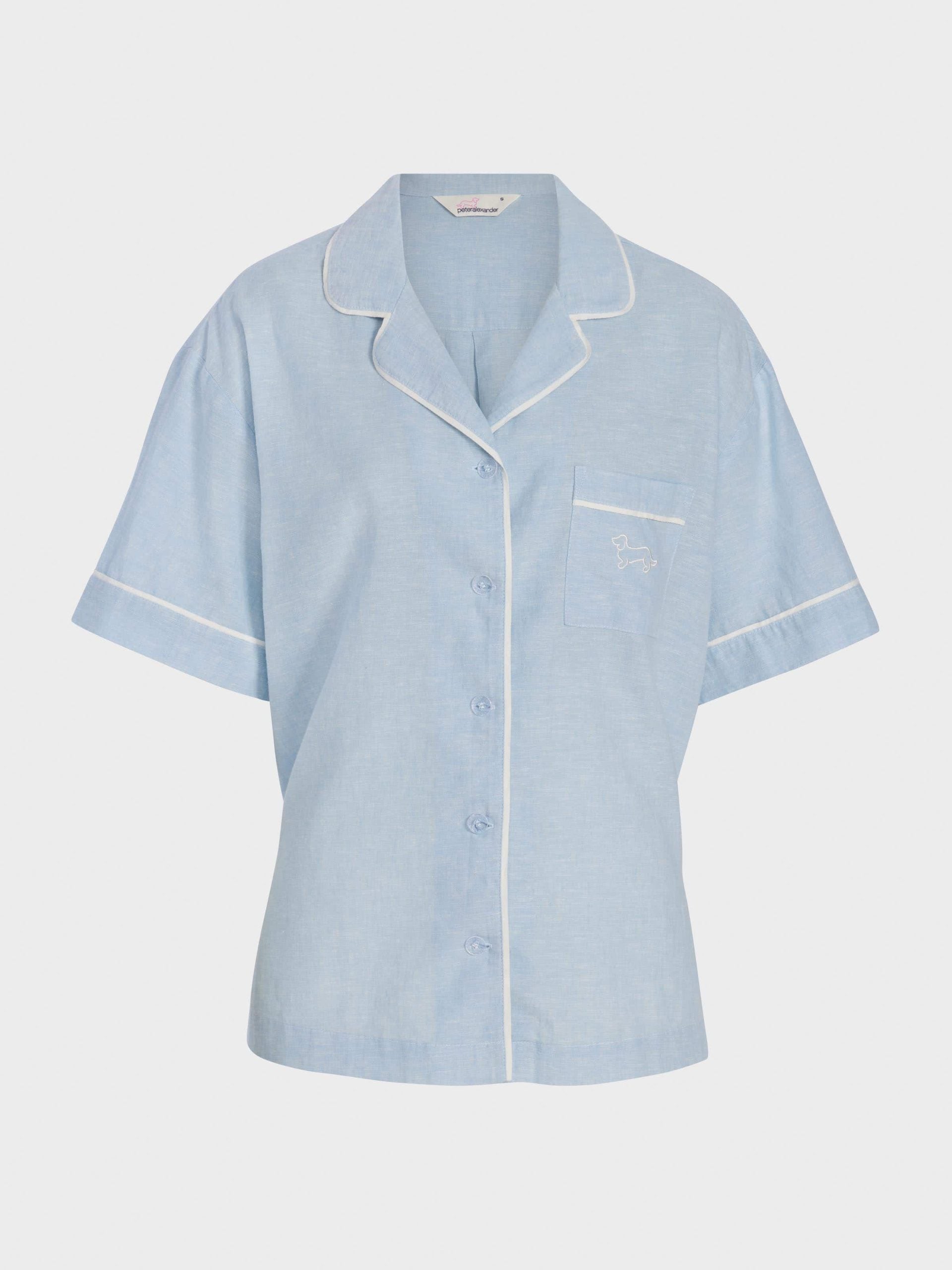 Linen Short Sleeve Shirt multi