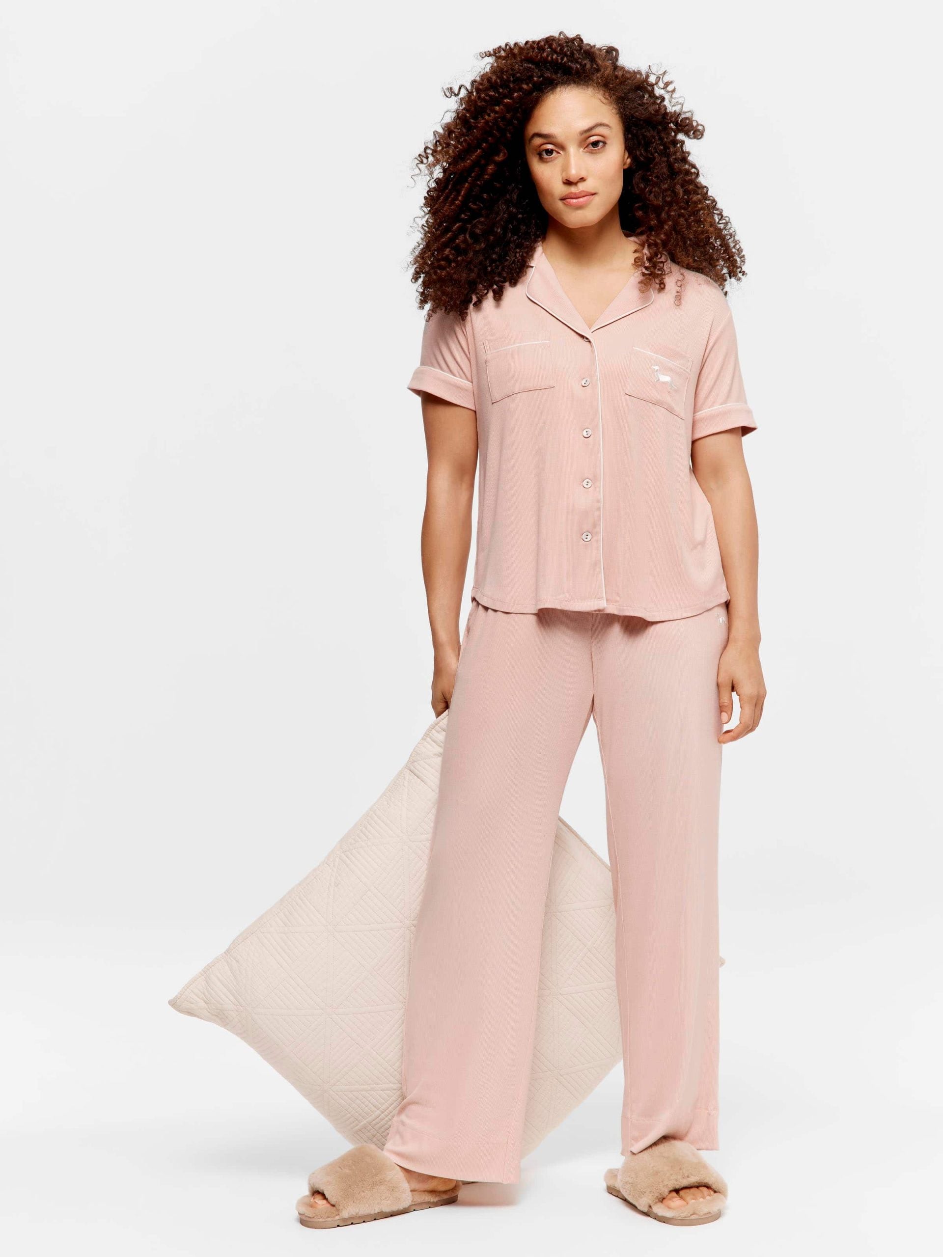 Pink Rib Shirt palepink