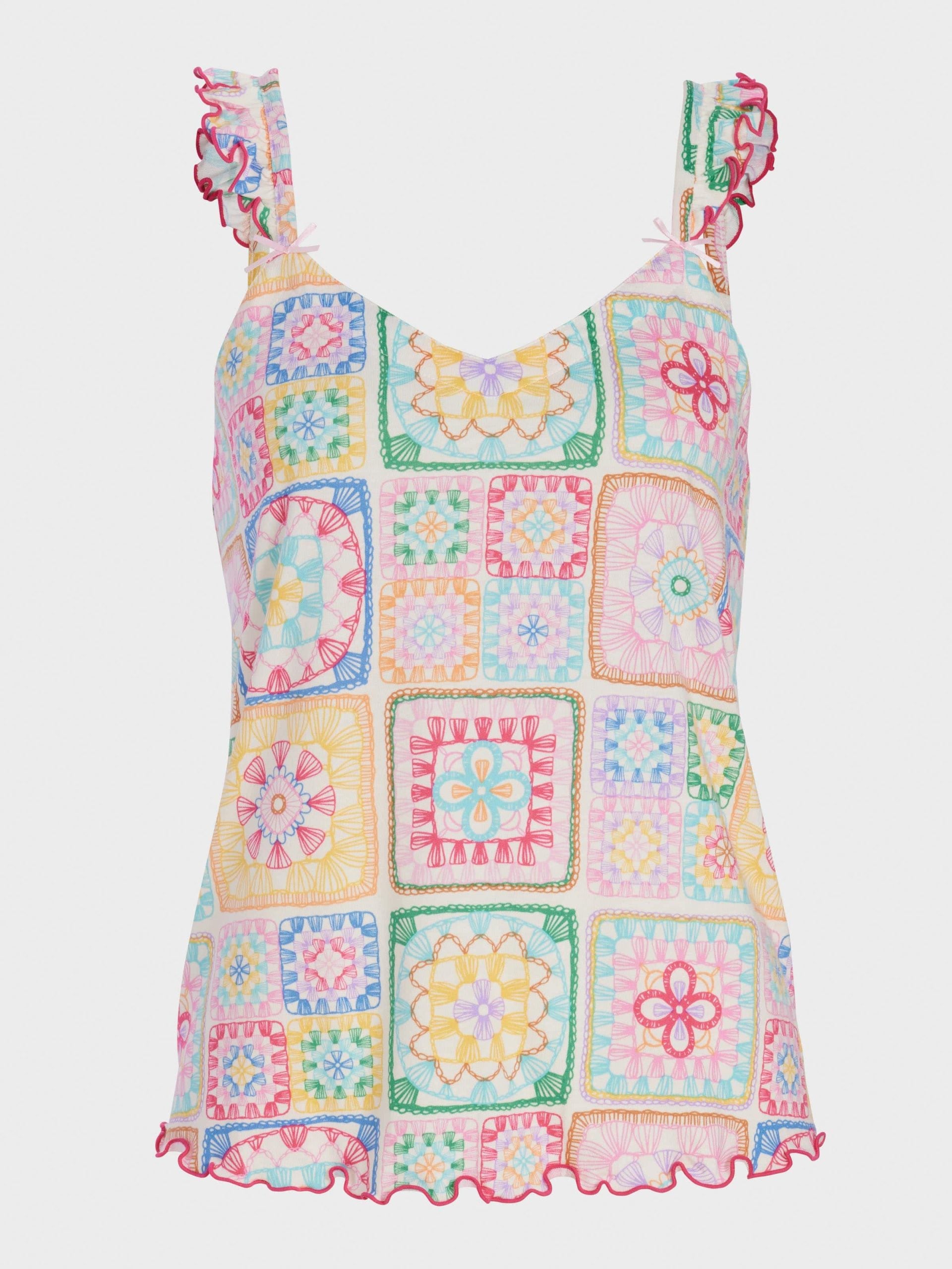 Crochet Tank multi