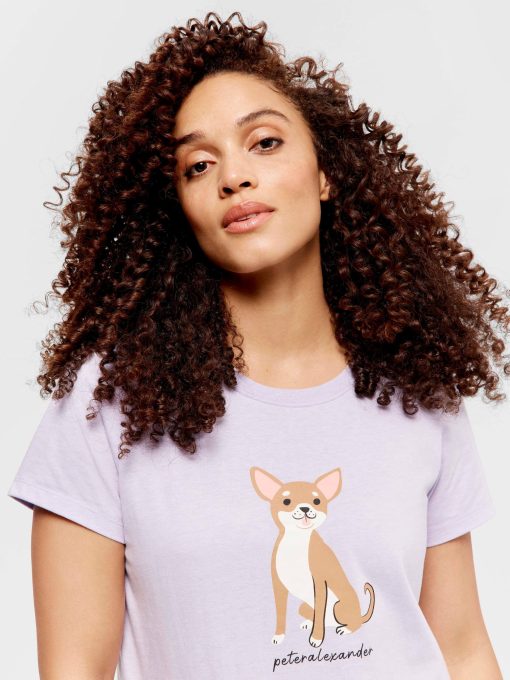 Lilac Dog Tee lilac