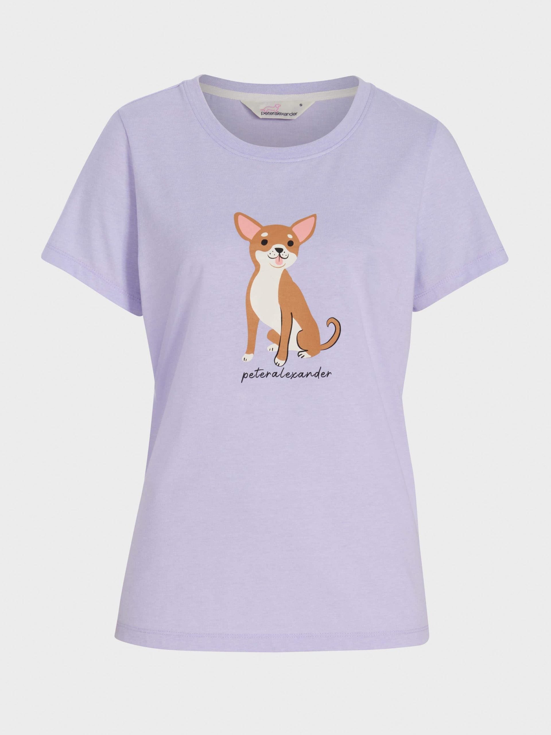 Lilac Dog Tee lilac