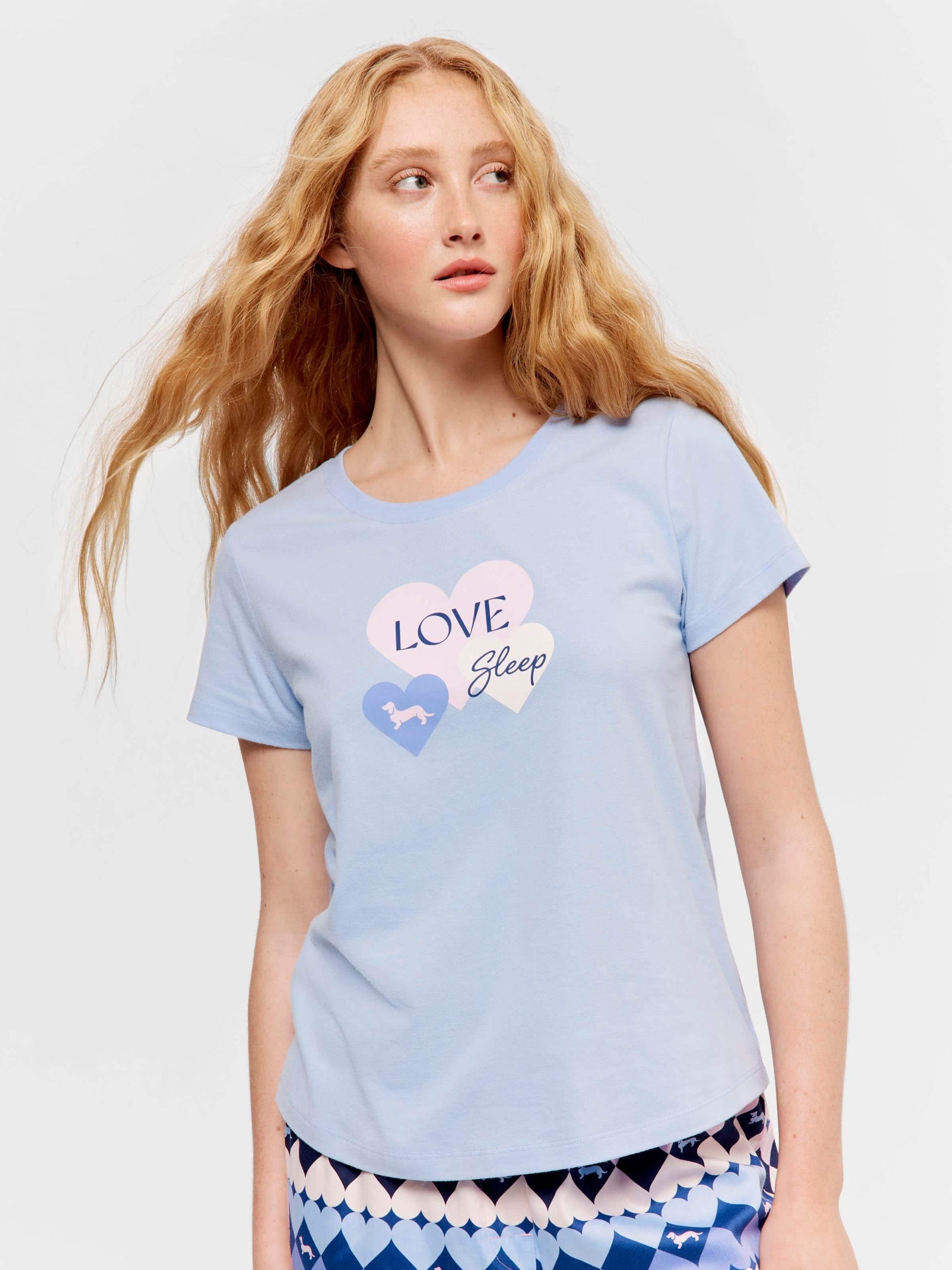 Love Sleep Tee multi