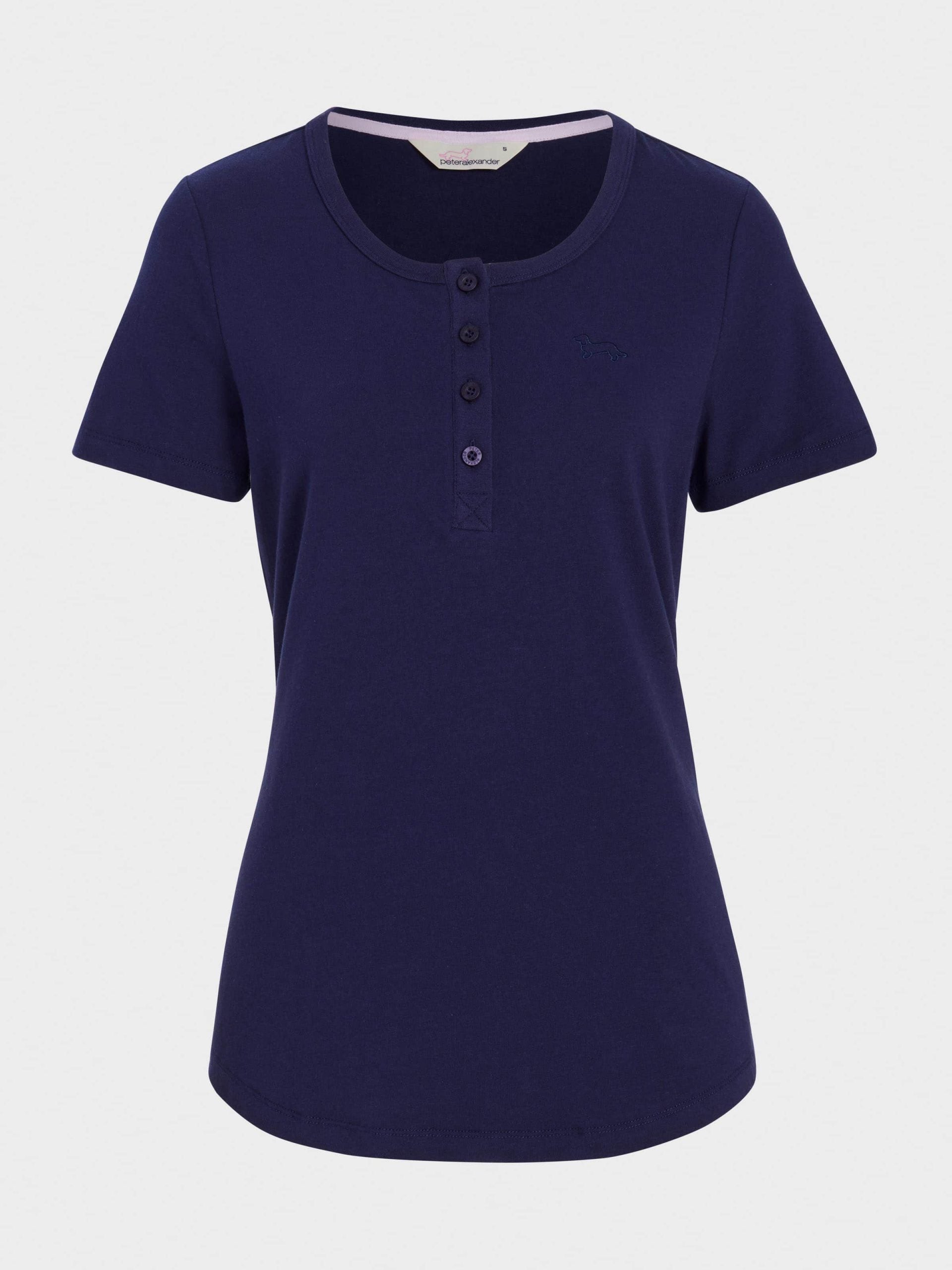 Navy Short Sleeve Henley navy