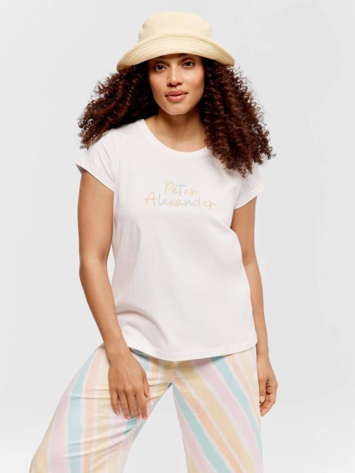 Colourful Tee cream