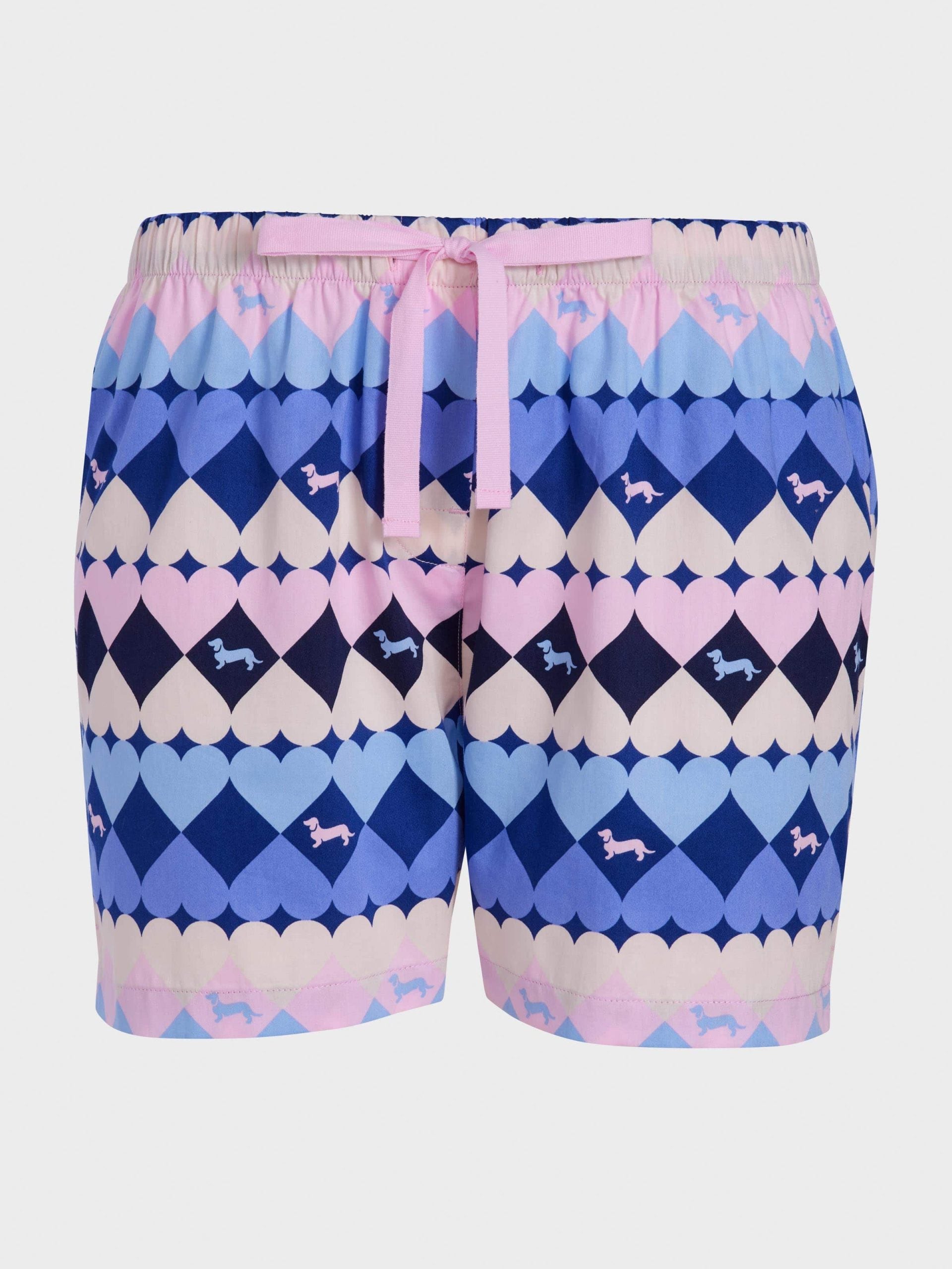 Heart Penny Mid Short multi