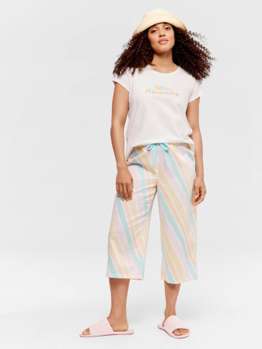 Paint Stripe 3/4 Pj Pant multi