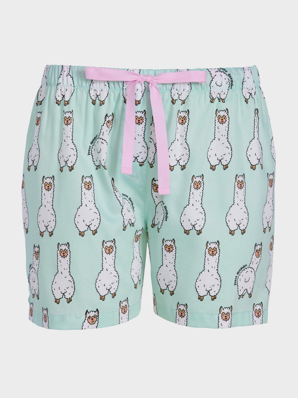 Mint Llamas Mid Short multi