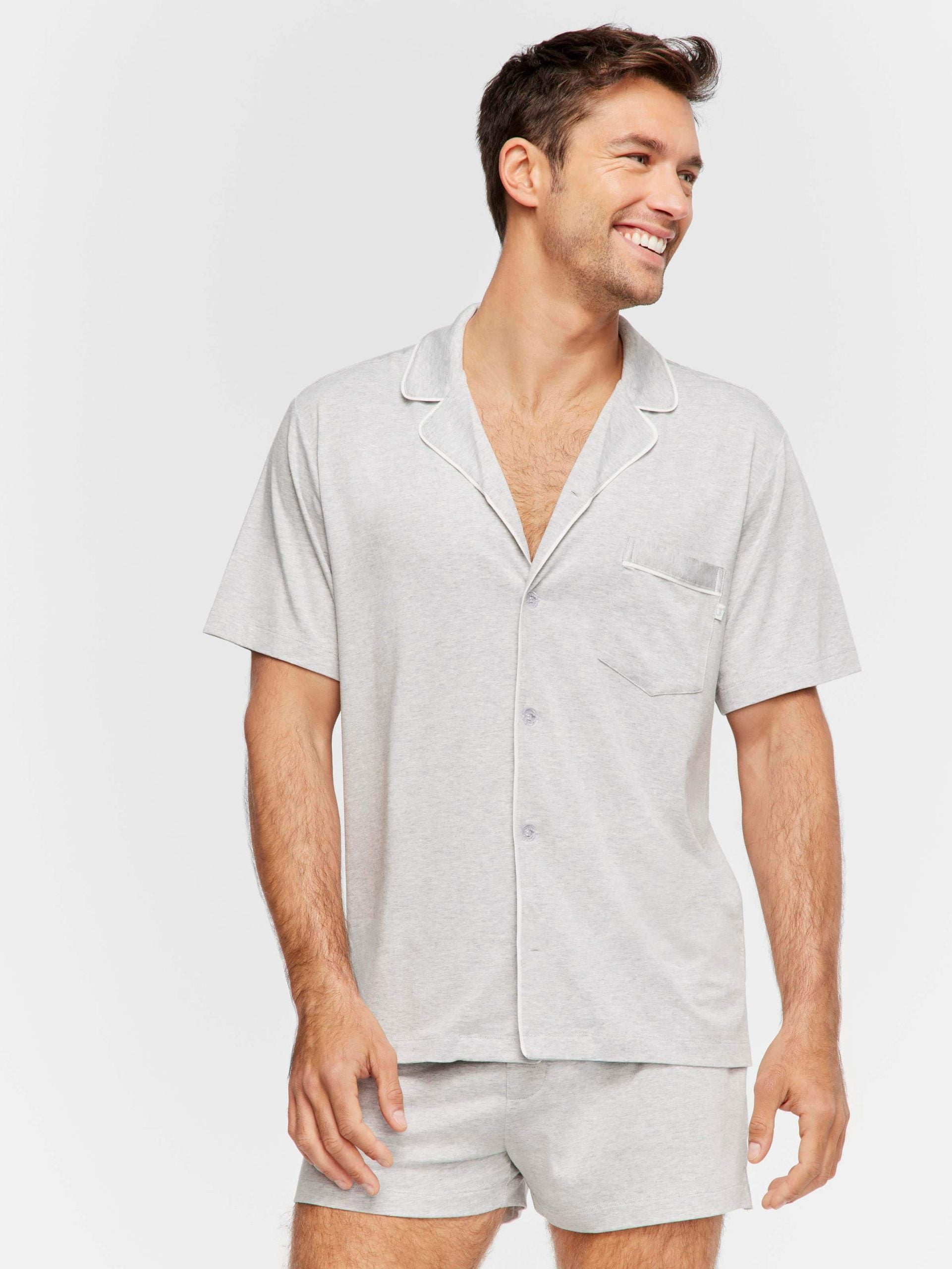 Grey Marle Knit Shirt greymarle