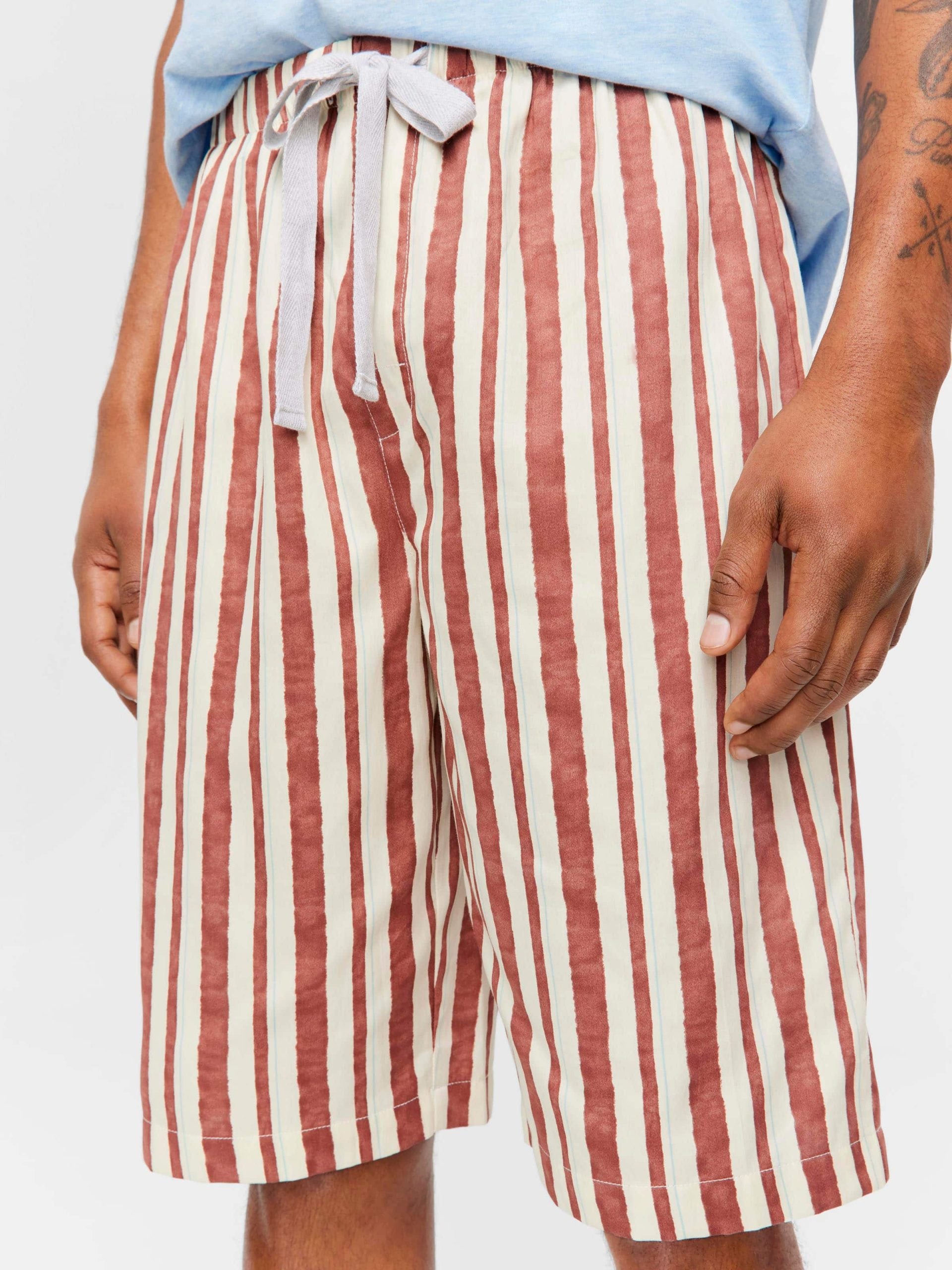 Painted Stripe Sleep Short multi