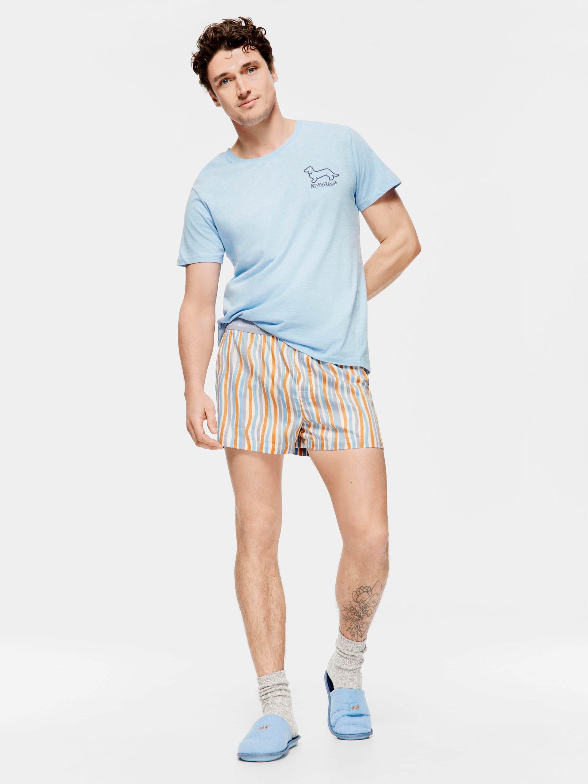 Wavy Stripe Boxer Short multi