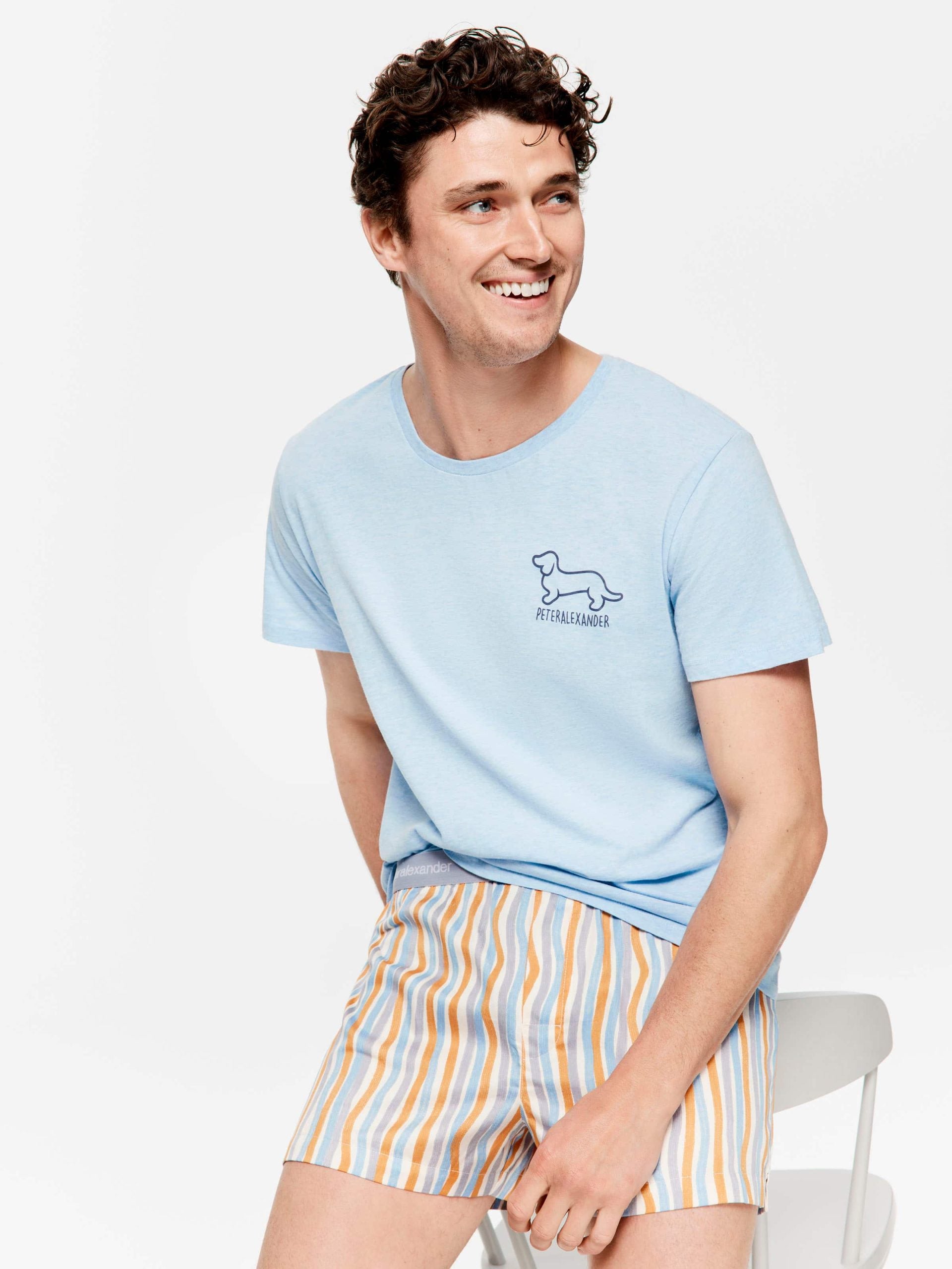 Wavy Stripe Boxer Short multi