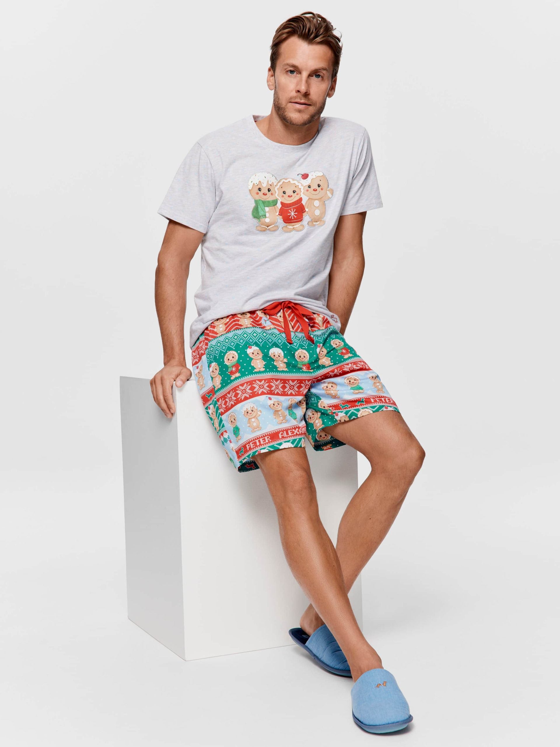 Gingerbread Short Sleeve Set multi
