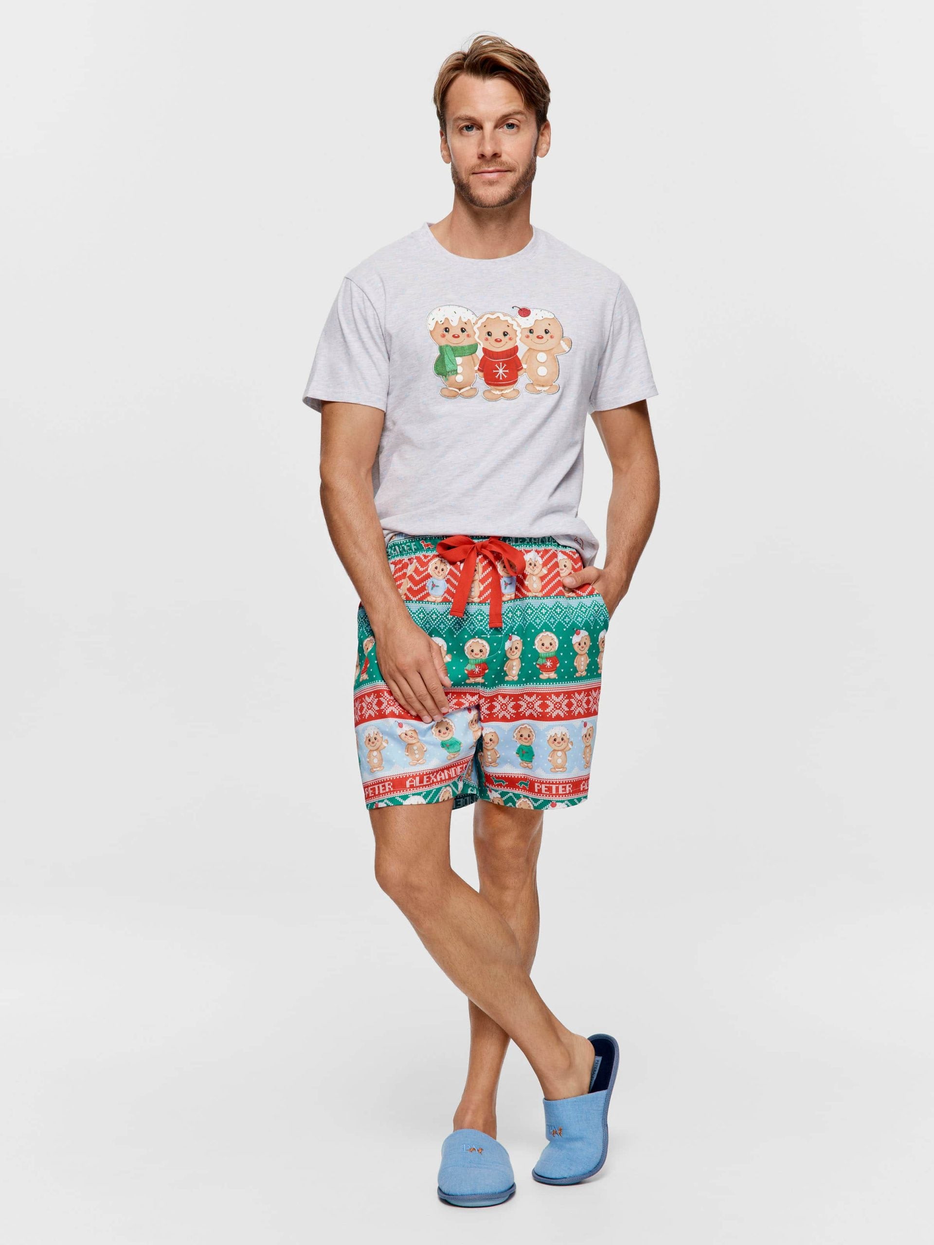 Gingerbread Short Sleeve Set multi