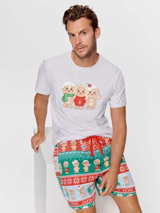 Gingerbread Short Sleeve Set multi