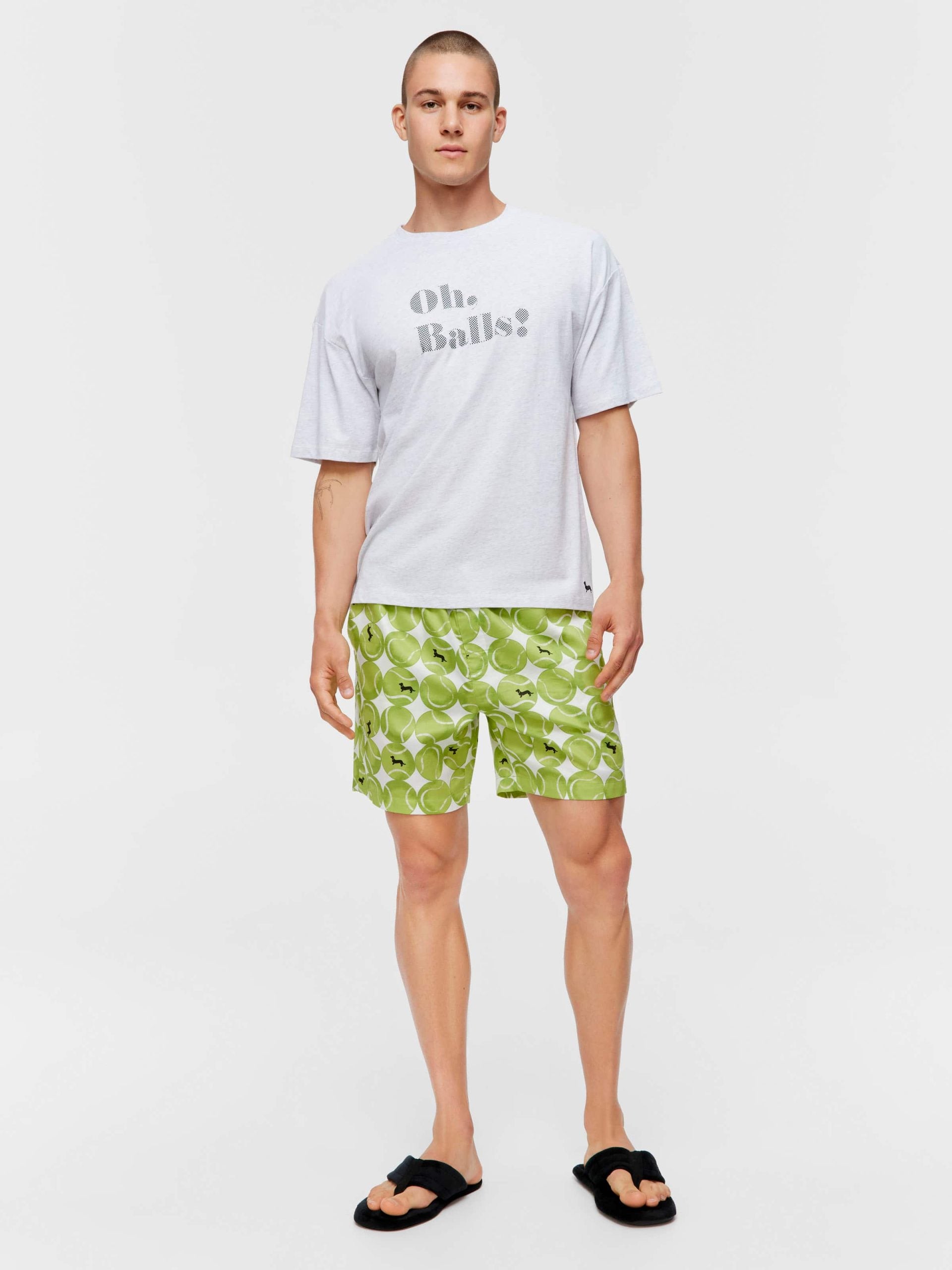 Oh Balls Tee greymarle