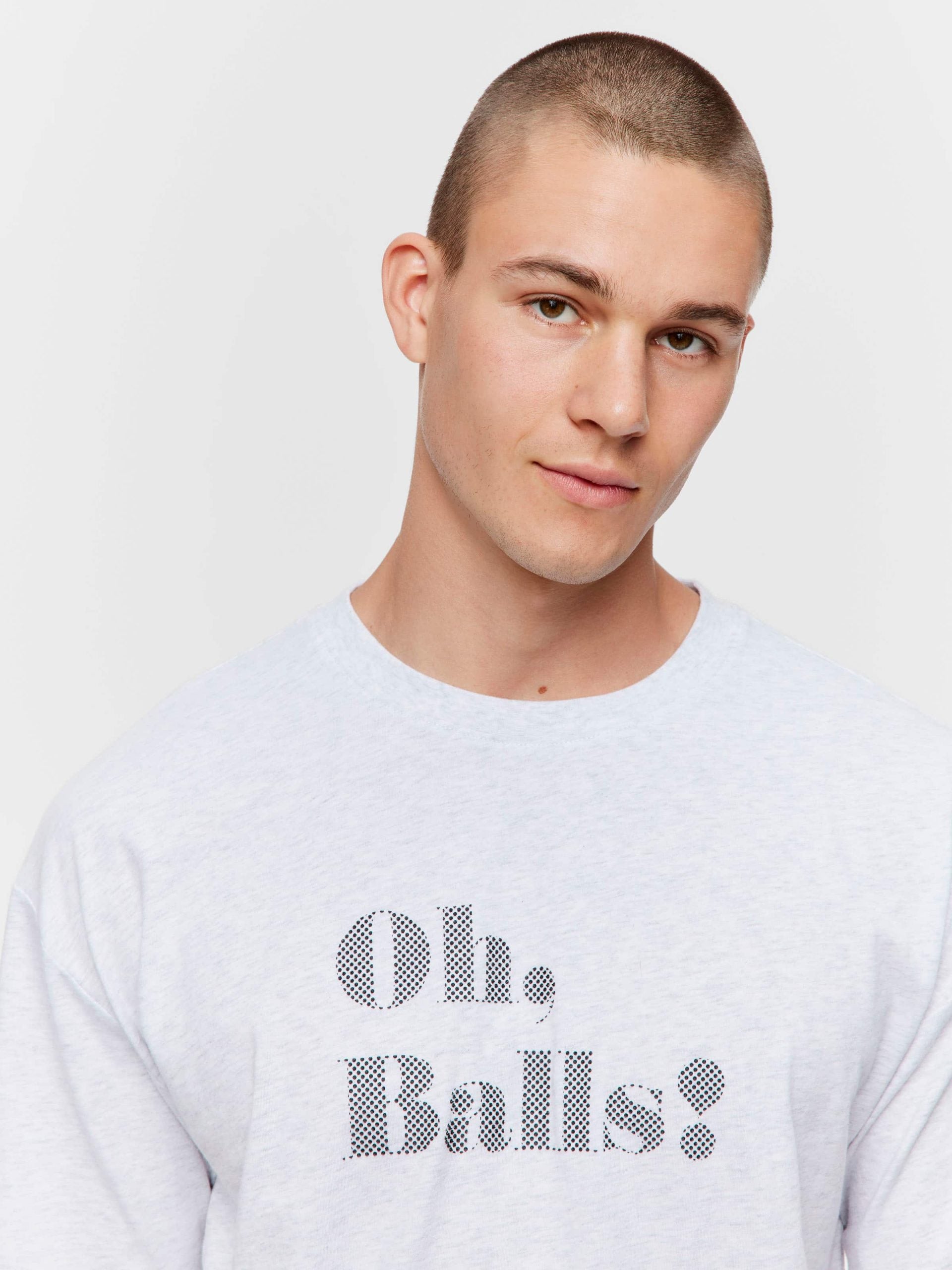Oh Balls Tee greymarle