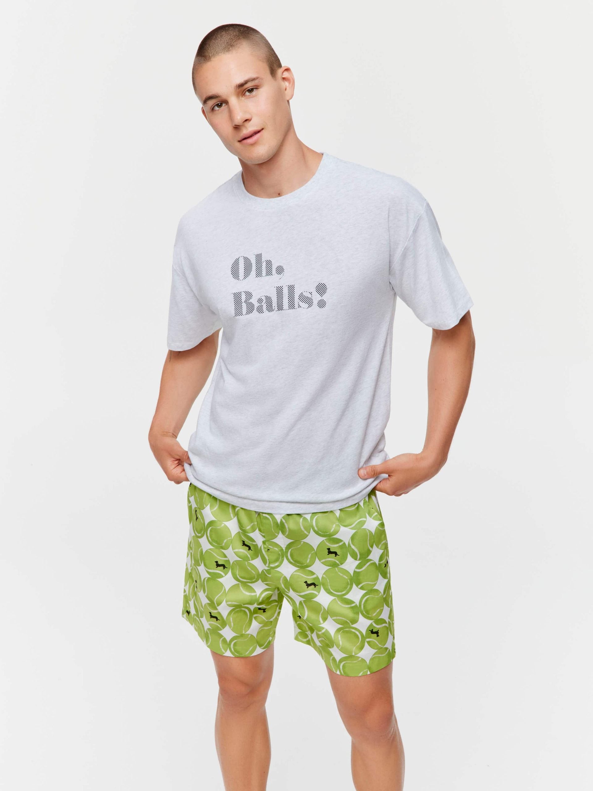 Oh Balls Tee greymarle