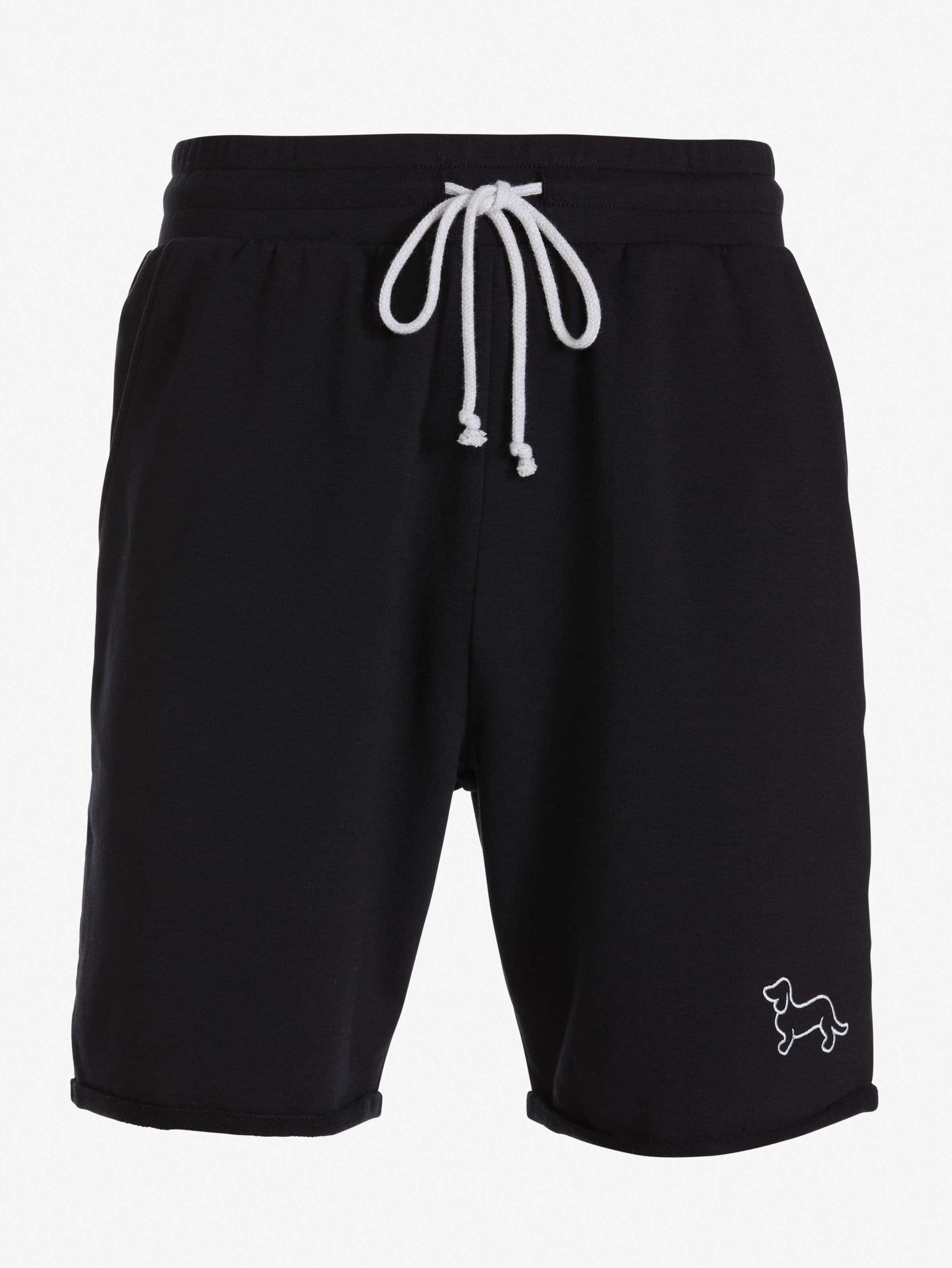 P.A. Black Cut Off Sweat Short black