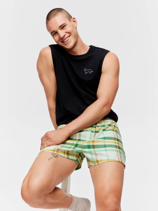 Green Check Boxer Short multi