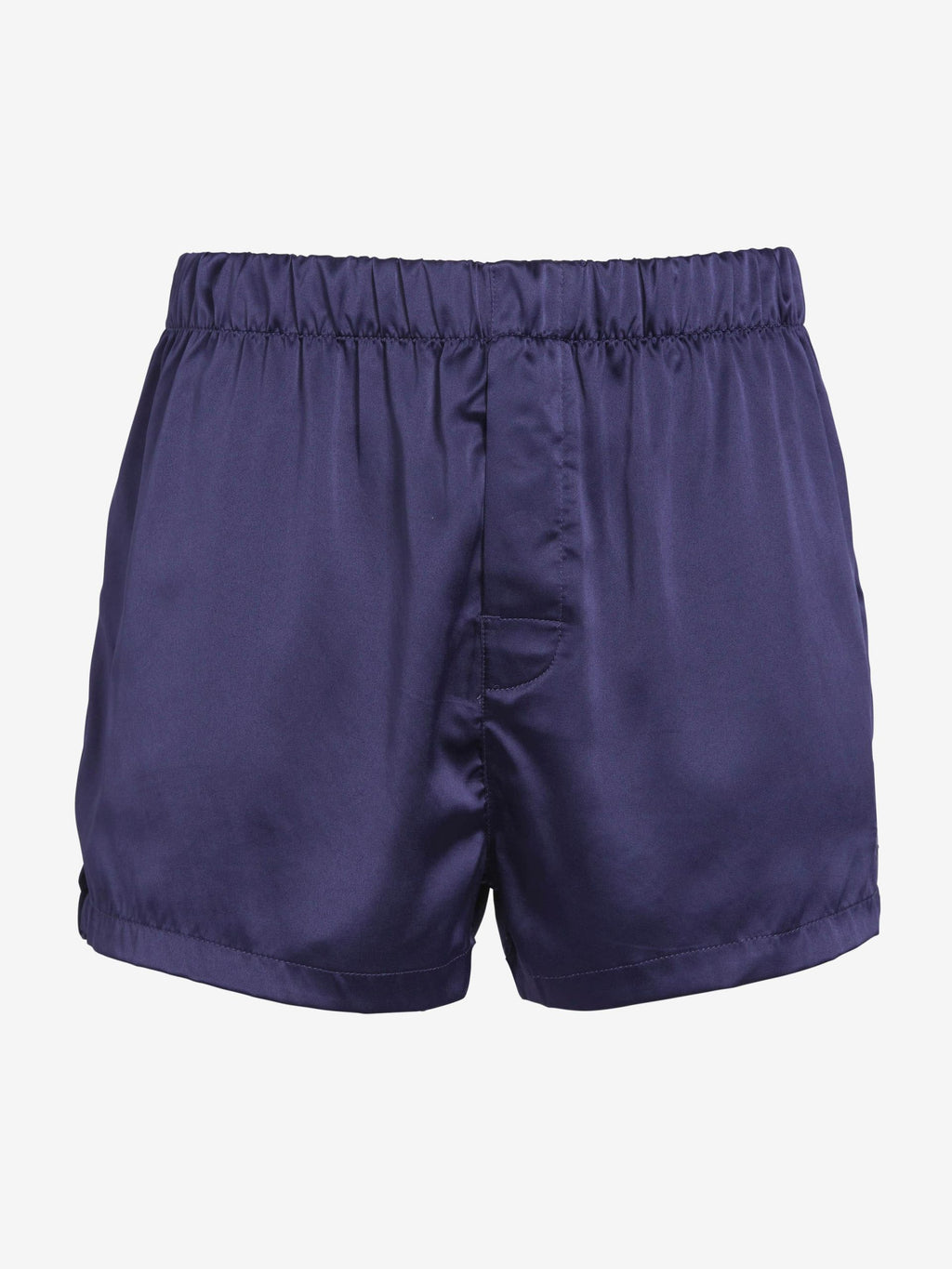 Navy Satin Boxer Short navy