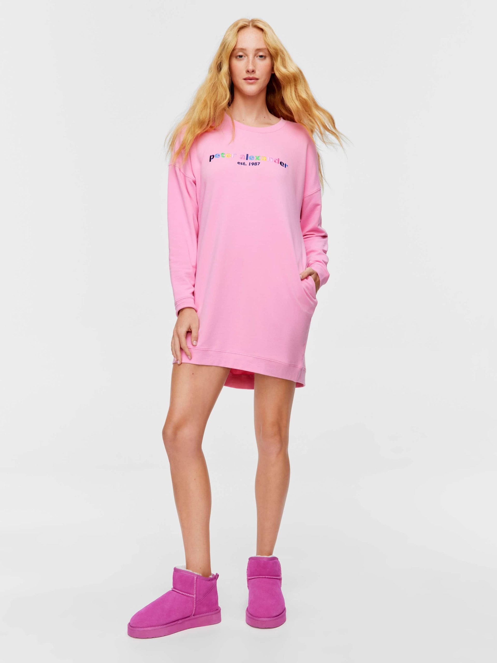 Heritage Sweater Dress pink