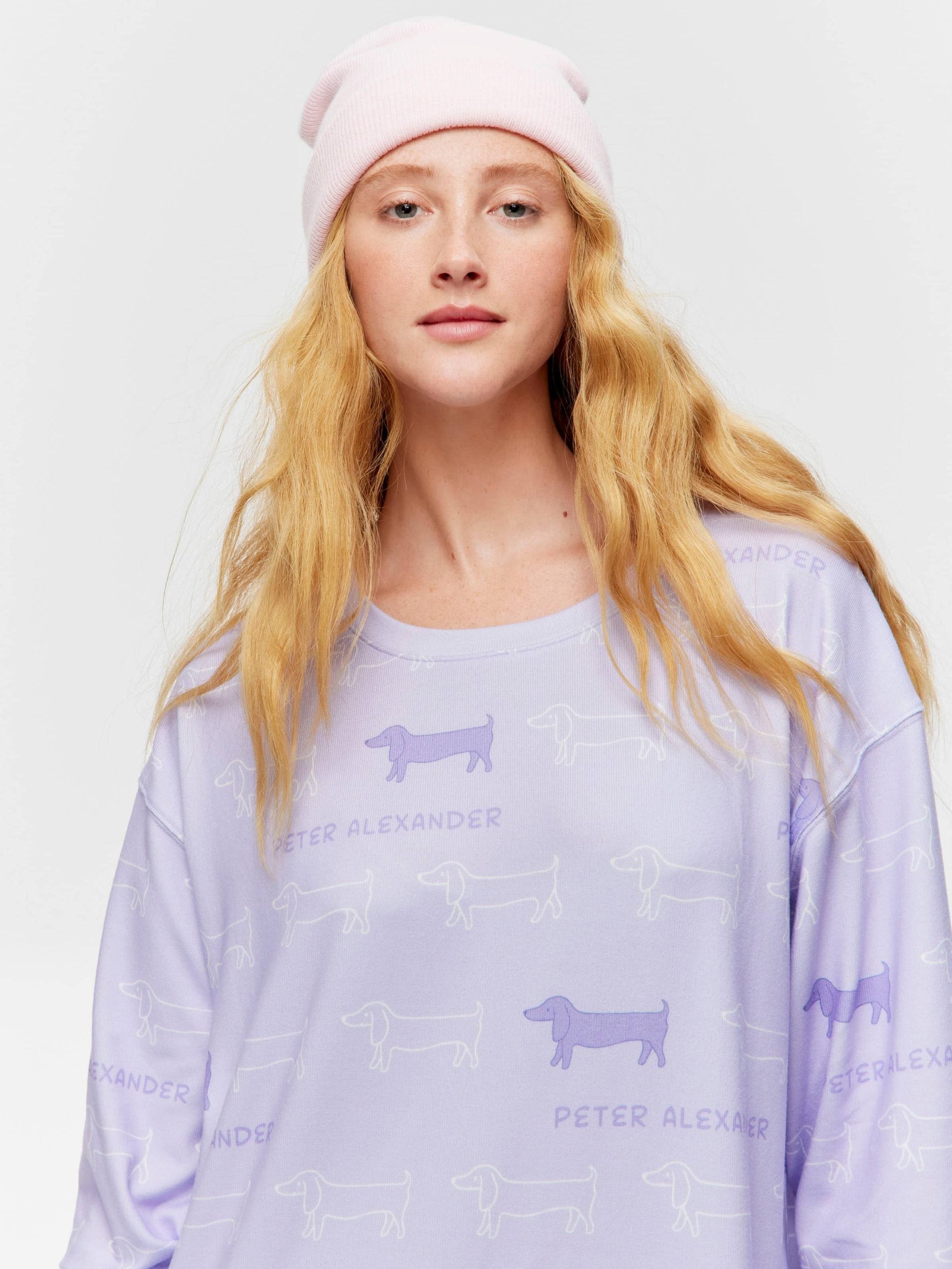 Plush Penny Walk Long Sleeve Nightie multi
