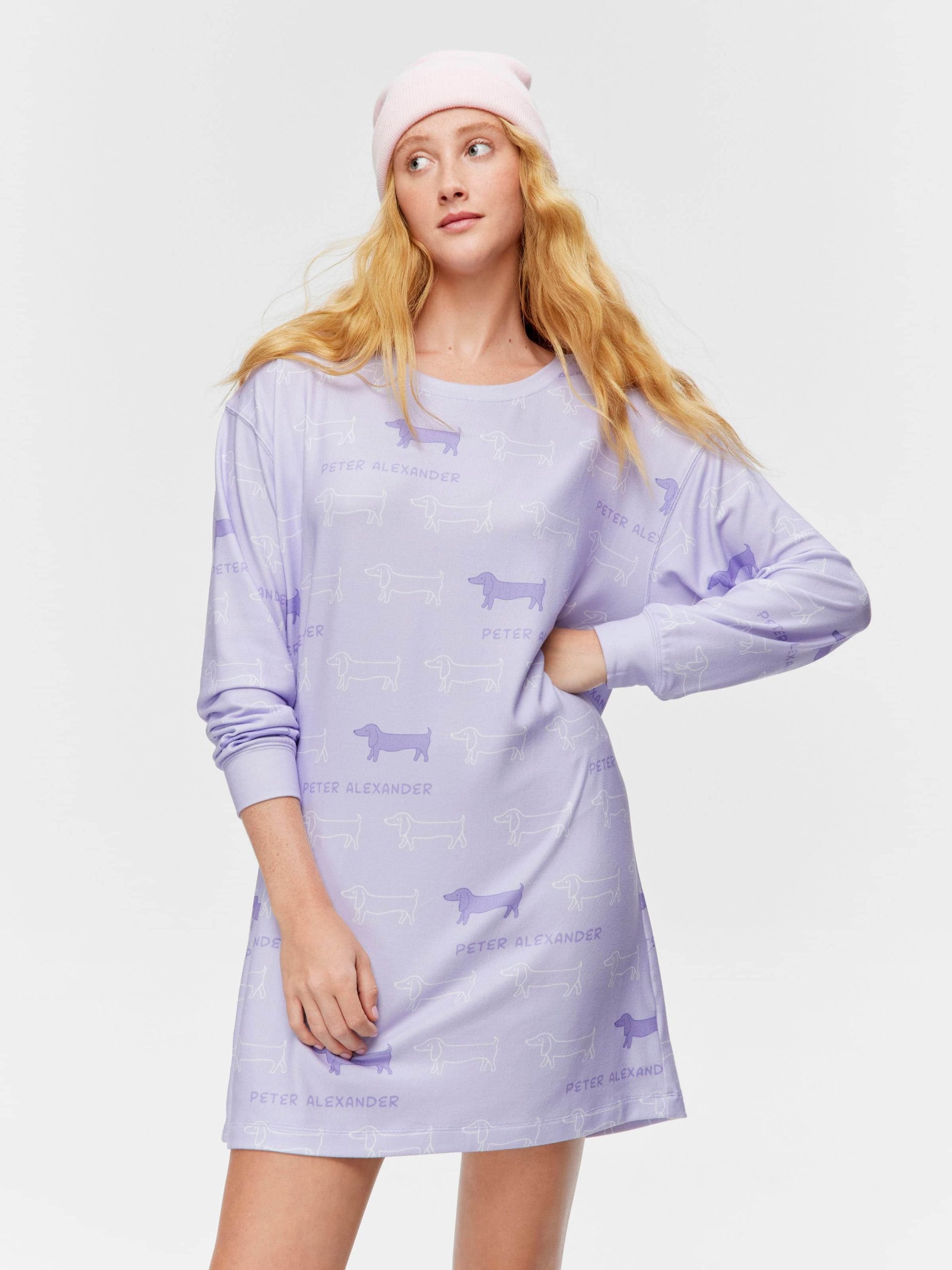 Plush Penny Walk Long Sleeve Nightie multi