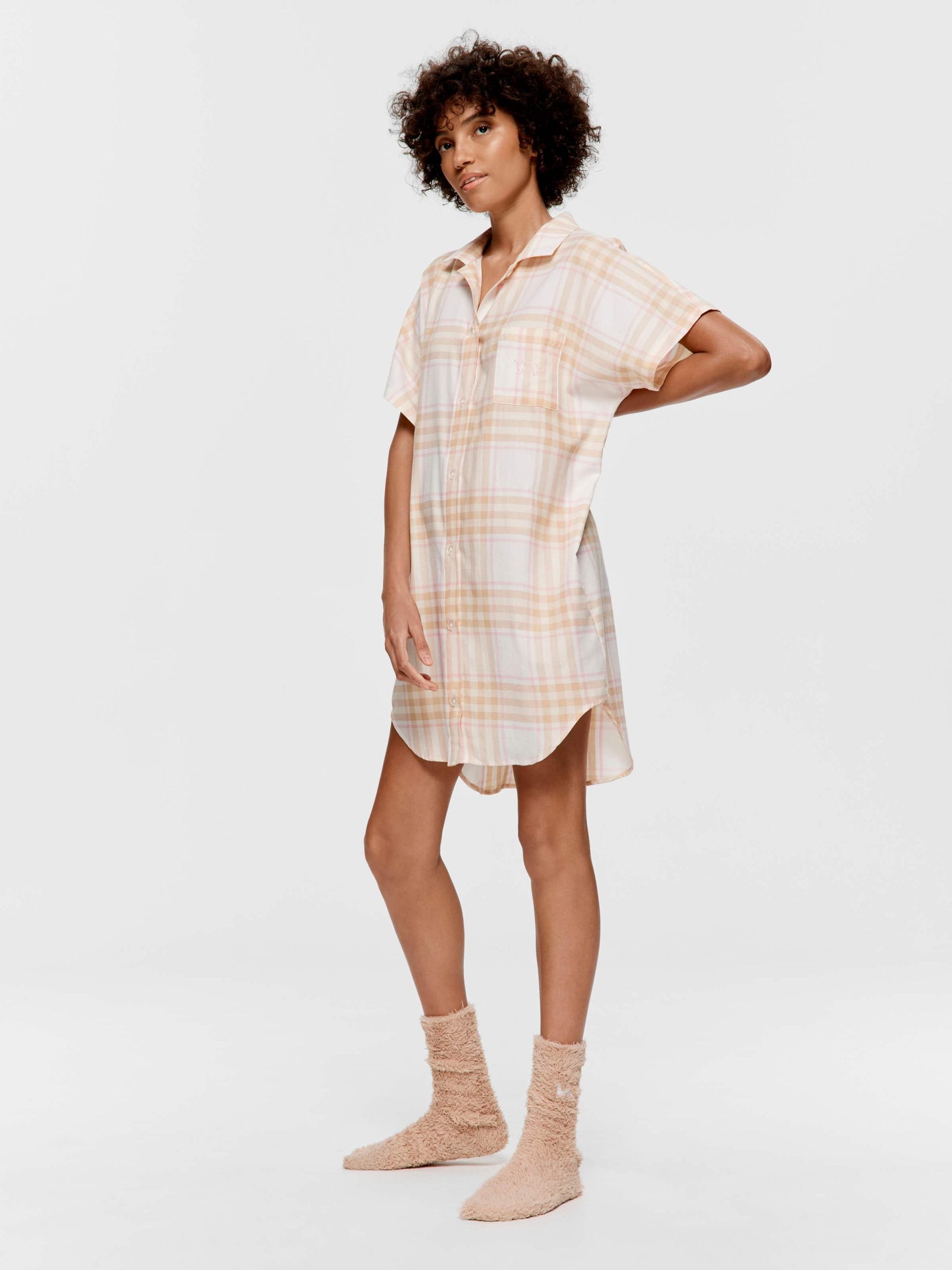 Caramel Boyfriend Nightshirt multi