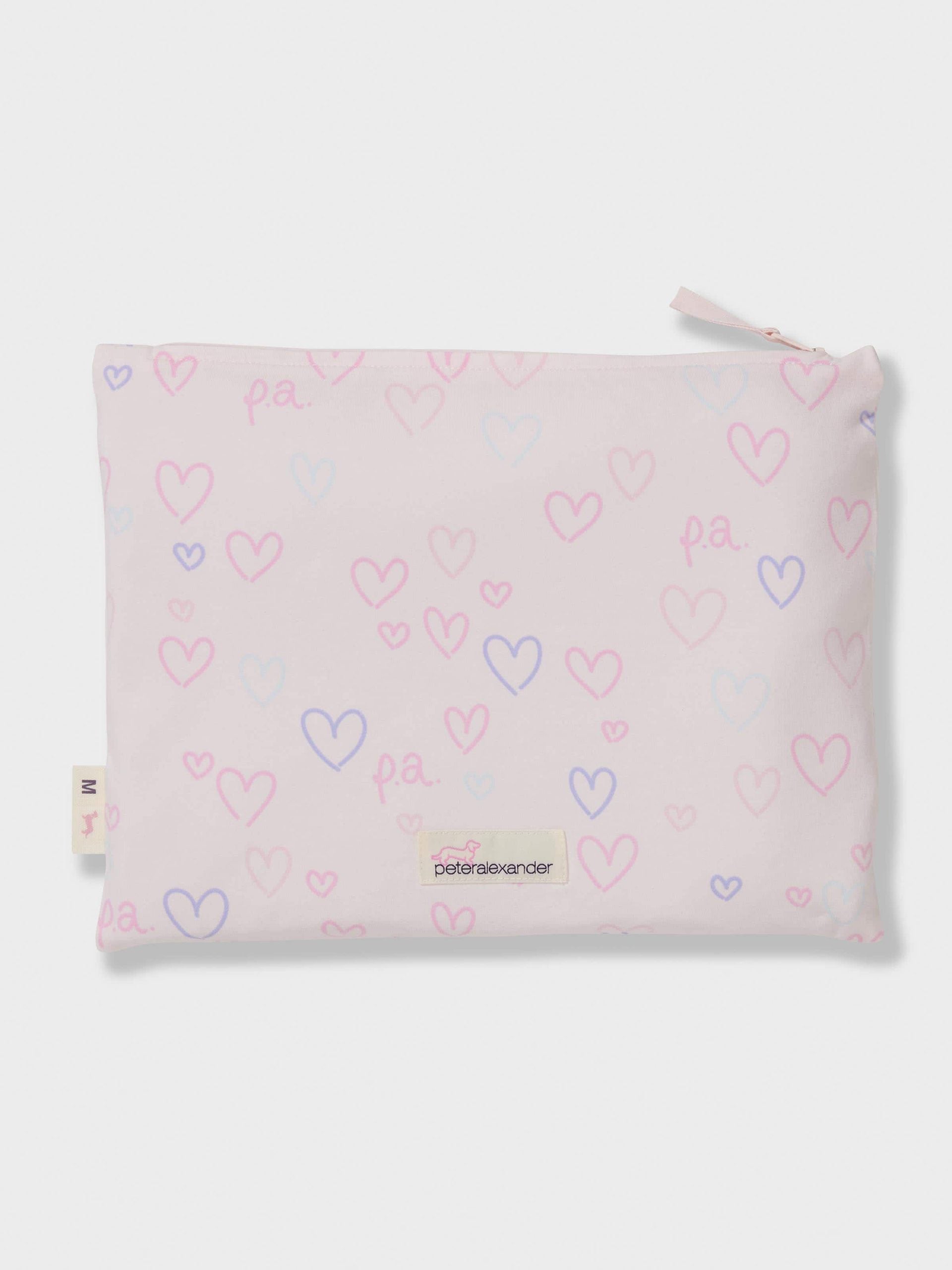 Pastel Hearts Shortie Pj Set multi