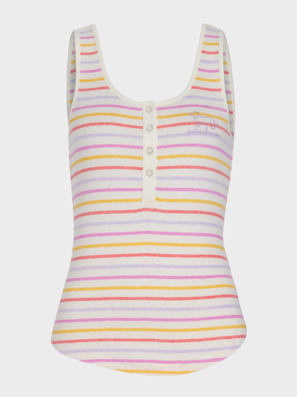 Fuzzy Stripe Tank multi