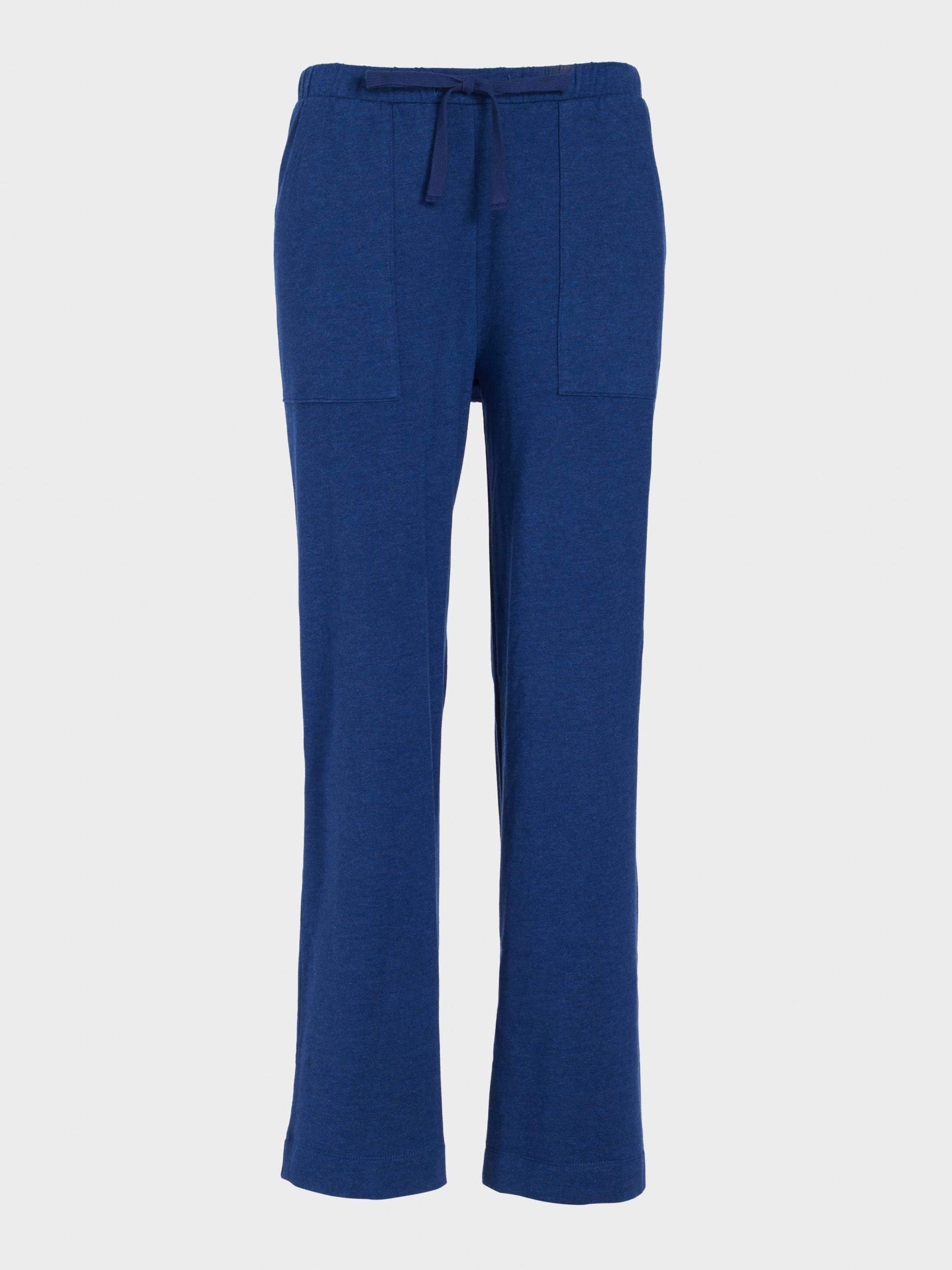 Navy Track Wide Leg Pj Pant navy